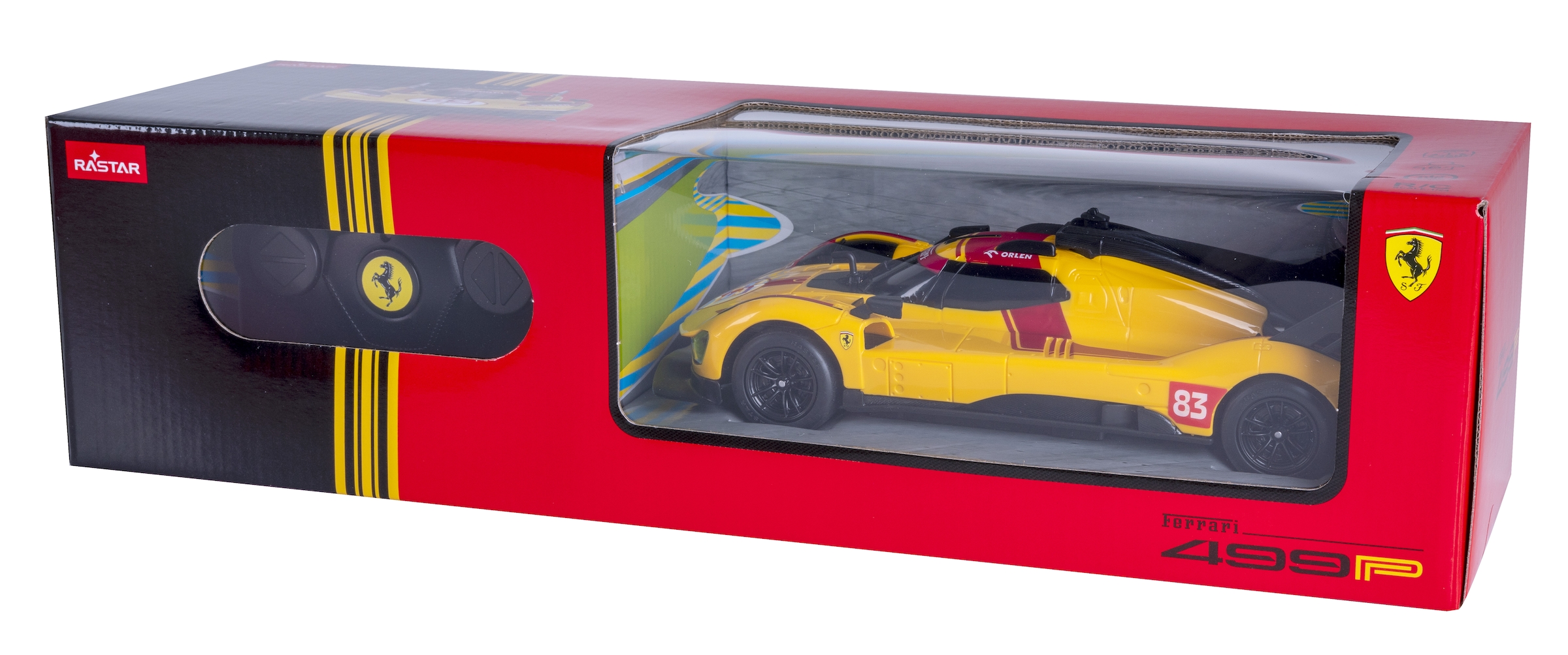 Jamara RC-Auto »Ferrari 499P-N83 1:24 gelb 2,4GHz«
