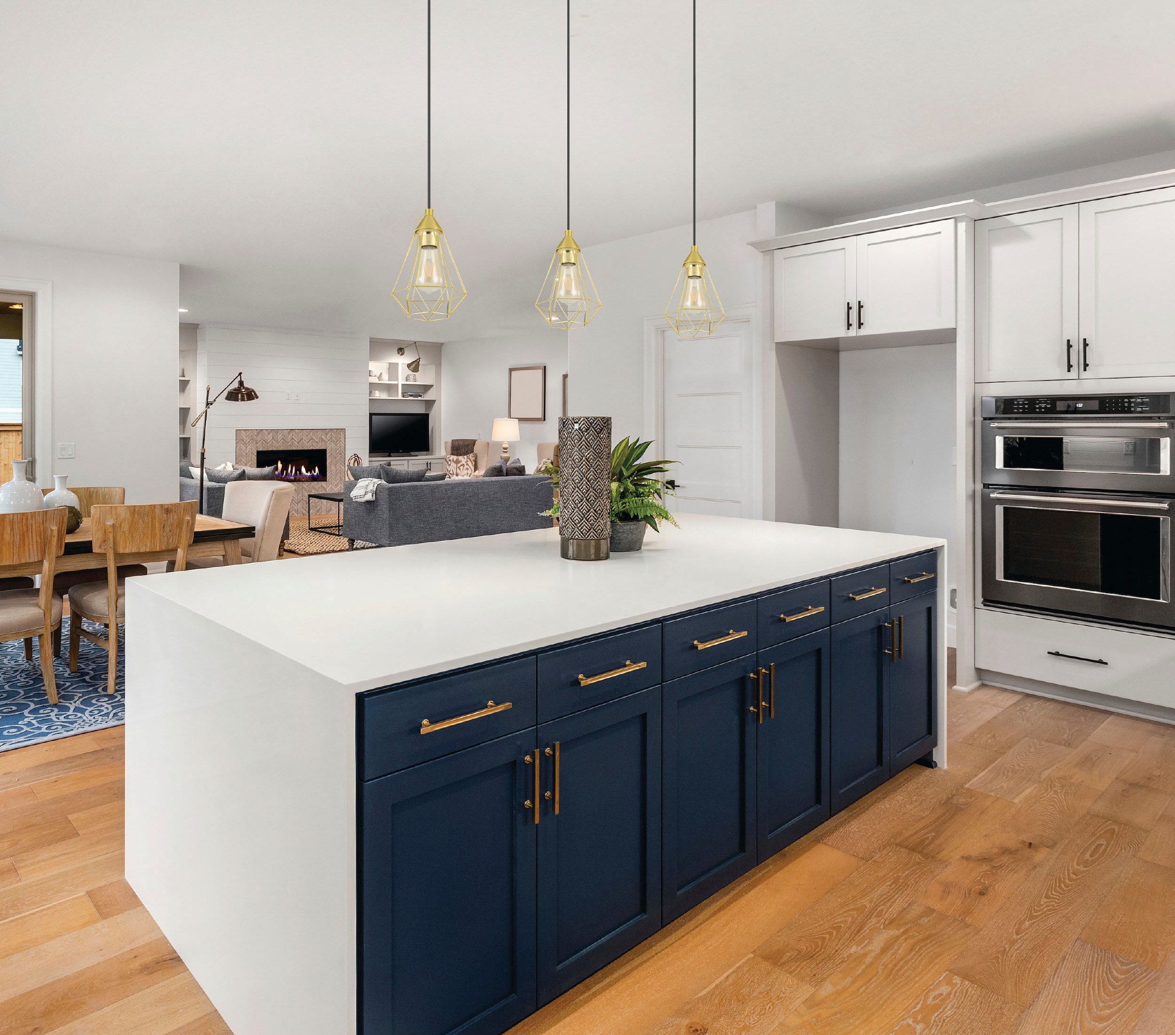 EGLO Hängeleuchte »TARBES« E27 1 Stk. Hängelampe Esszimmer, Retro Look, Pendellampe, E27