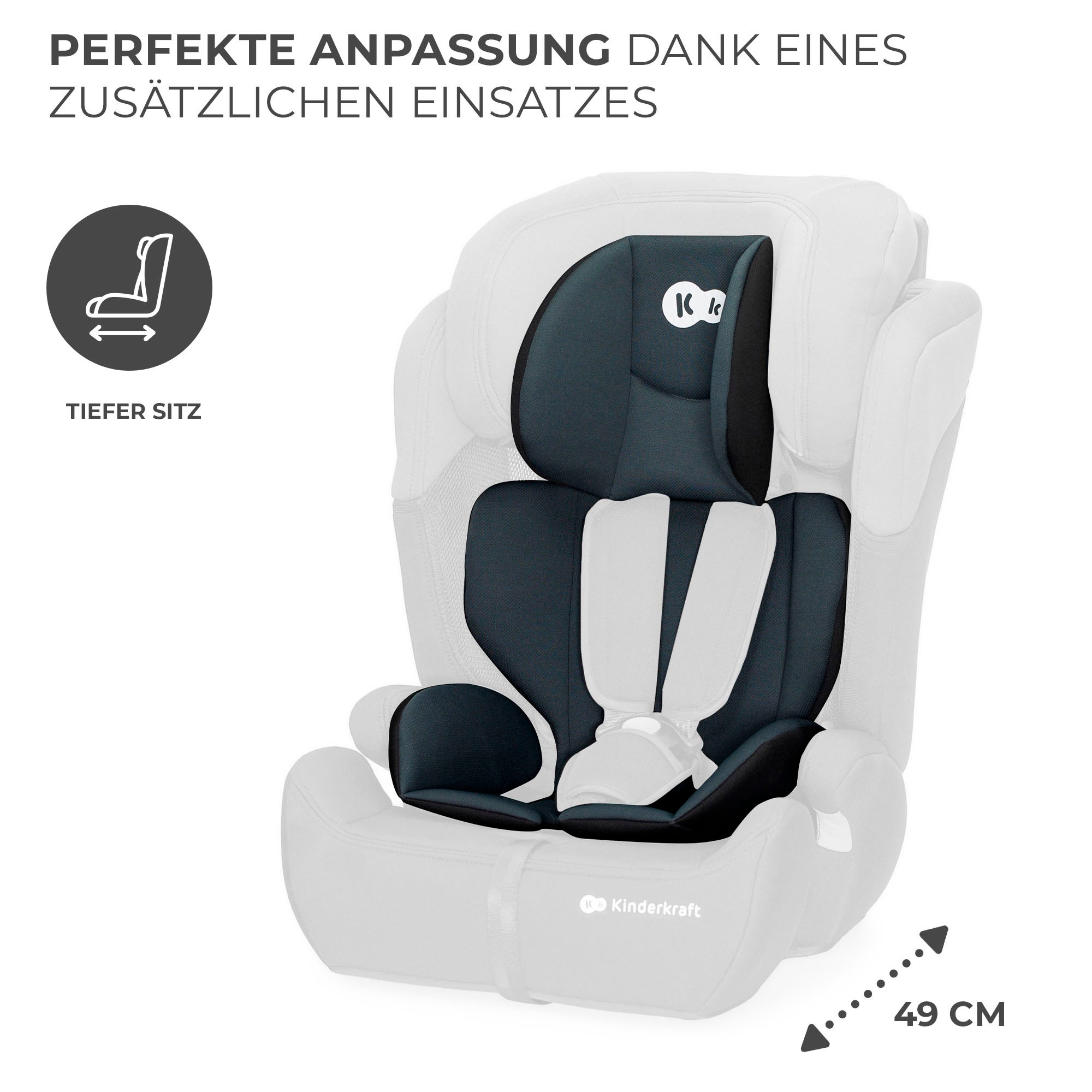 Kinderkraft Autokindersitz »COMFORT UP i-Size«, Klasse I / II / III (9-36 kg), mit herausnehmbarem modularen Einsatz