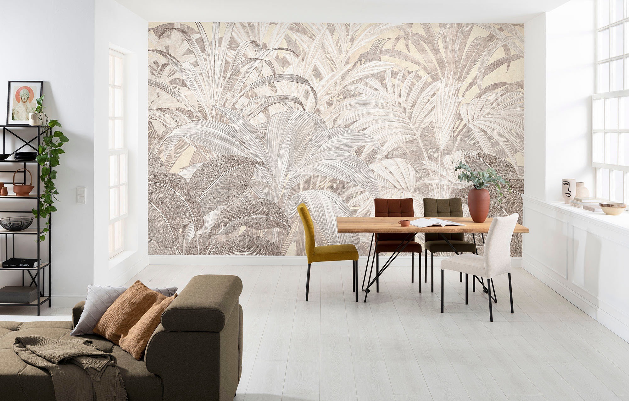 Komar Vliestapete »Digitaldruck Vlies - Summery Spot - Größe 400 x 250 cm«, bedruckt, Wohnzimmer, Schlafzimmer