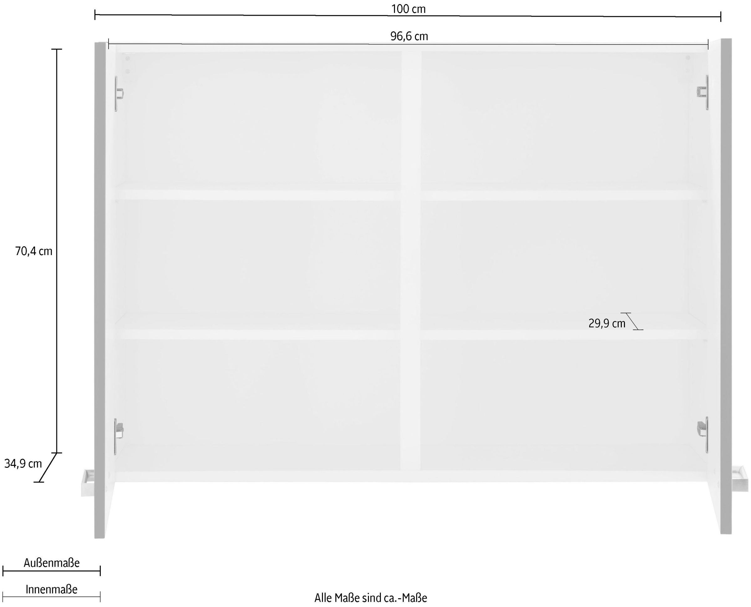 OPTIFIT Hängeschrank »Parma« Breite 100 cm