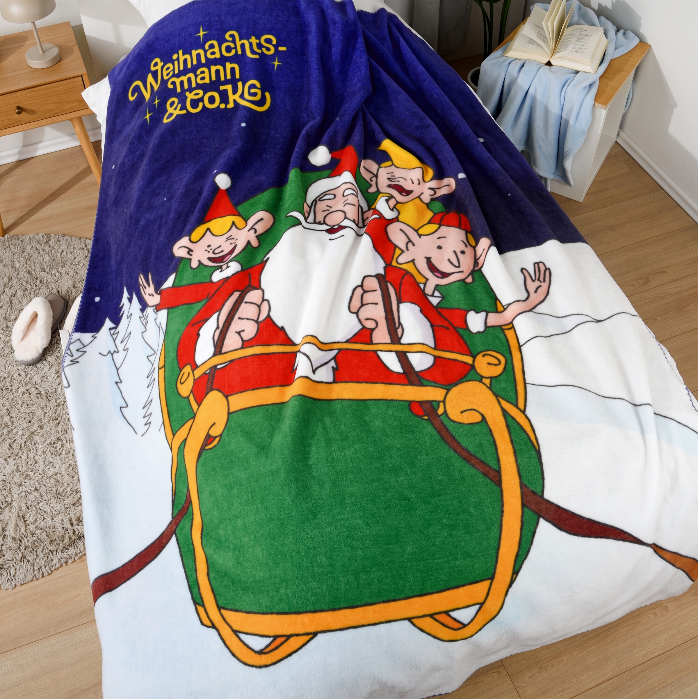   Wohndecke »Weihnachtsmann & Co.KG« Perfekt zum Kuscheln – zuhause und unterwegs