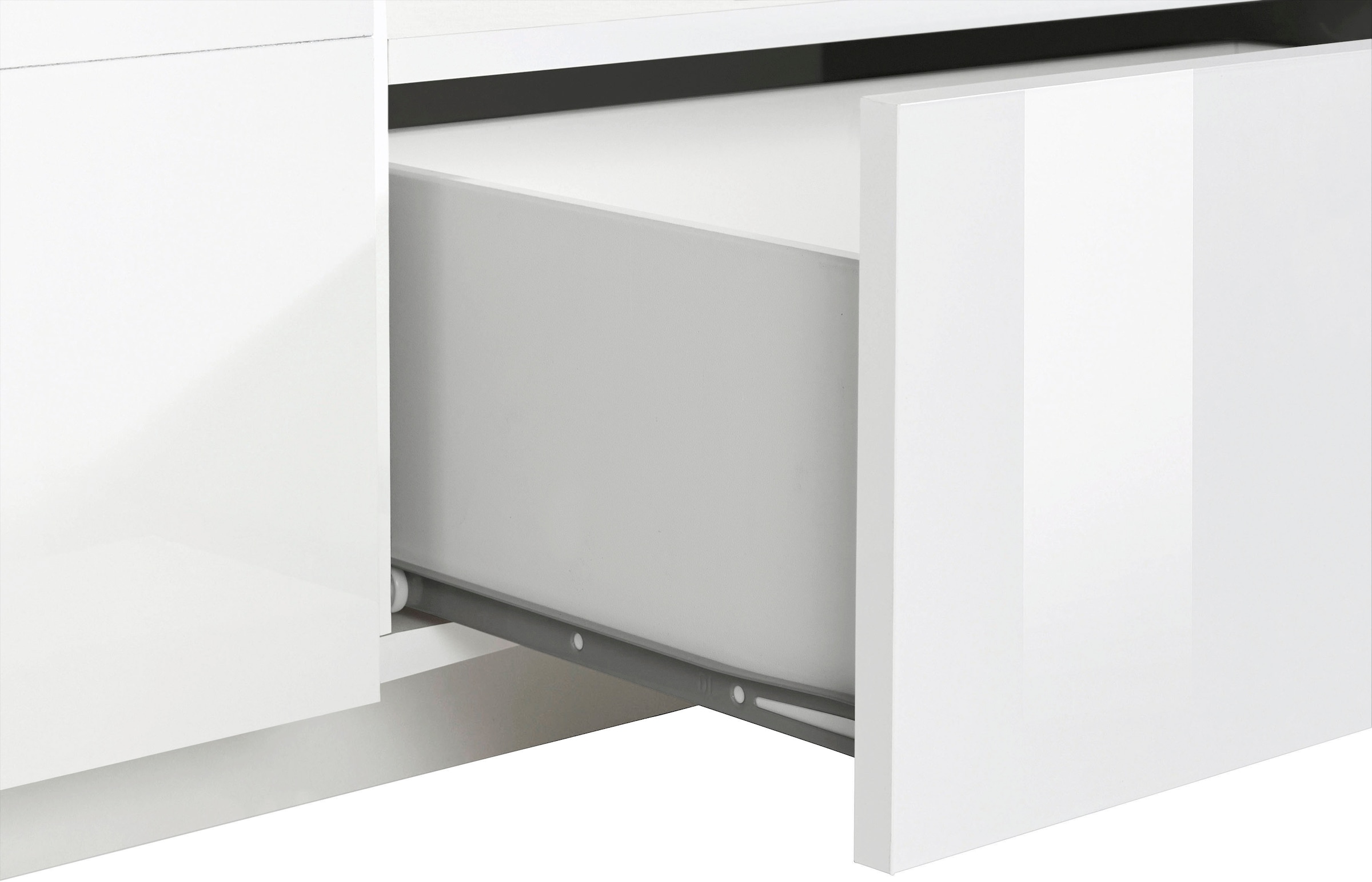INOSIGN Lowboard »ALIEN- TV-Board, mit 2 Türen, 2 Schubladen und 2 offenen Fächern«, TV-Kommode Breite ca. 200 cm "Made in Italy"