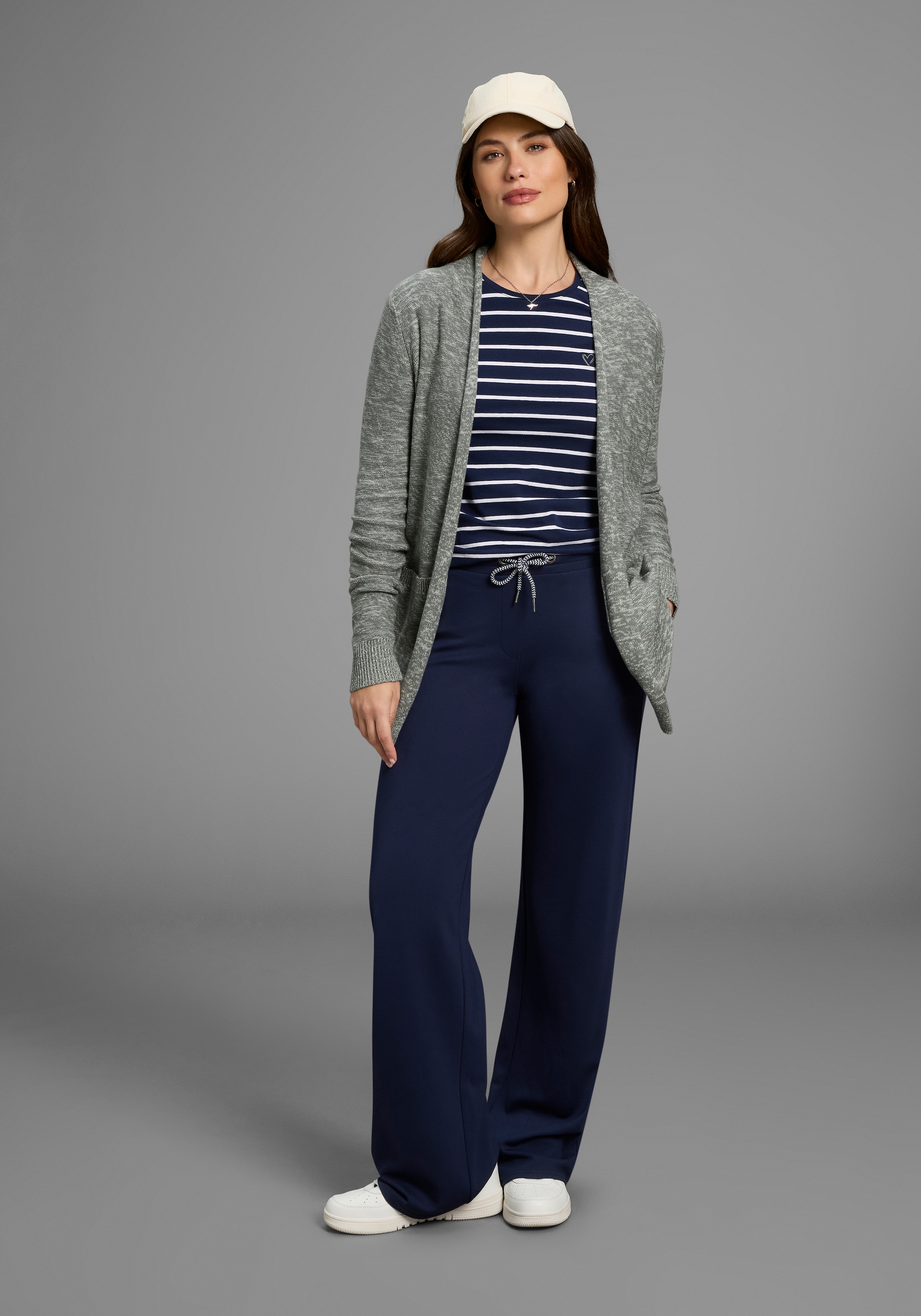 KangaROOS Strickjacke in melierter Optik