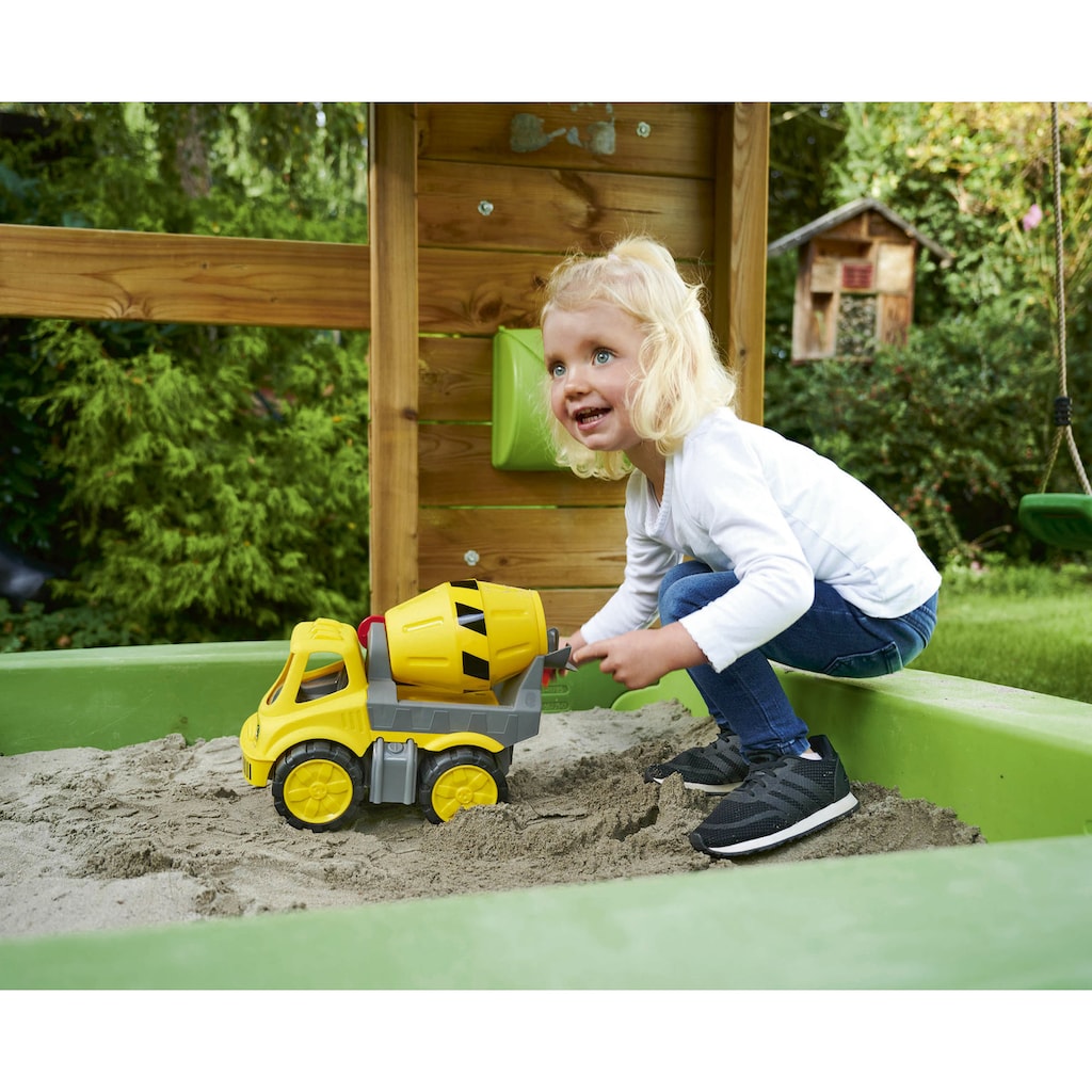 BIG Spielzeug-Betonmischer »Power-Worker Zementmischer+ Figur«, Made in Germany