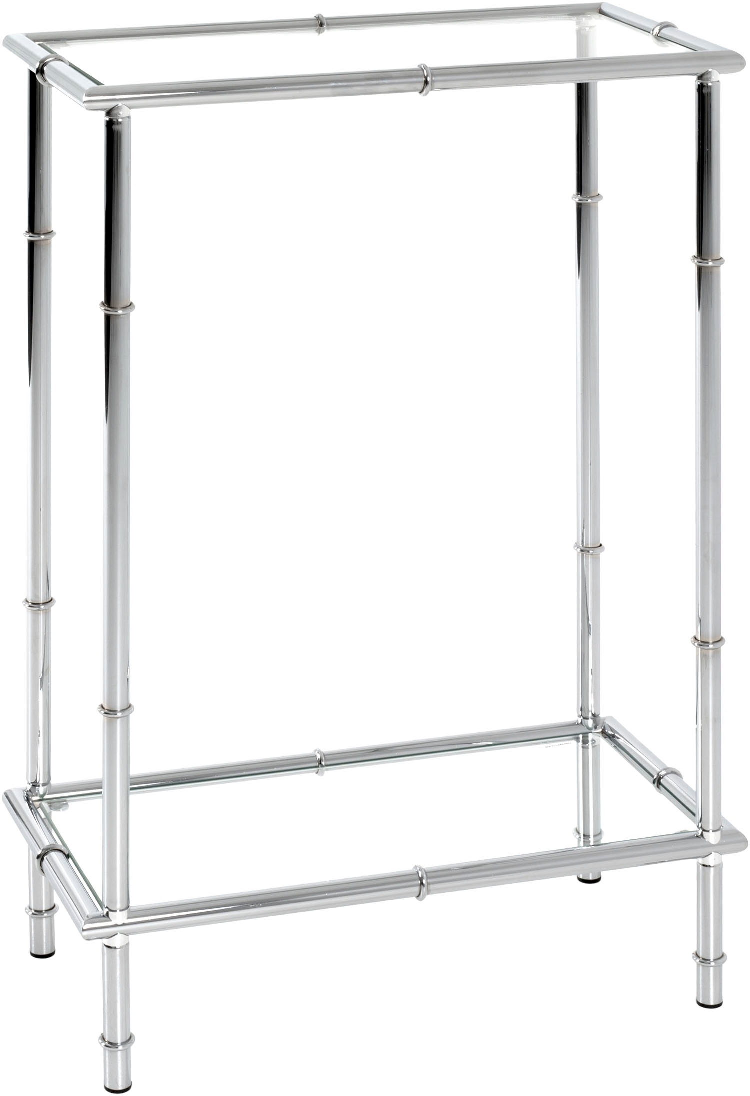 HAKU Konsolentisch »Beistelltisch« 1 Stk. tlg. rechteckig - aus Metall Silber B/T/H 50/25/75 cm