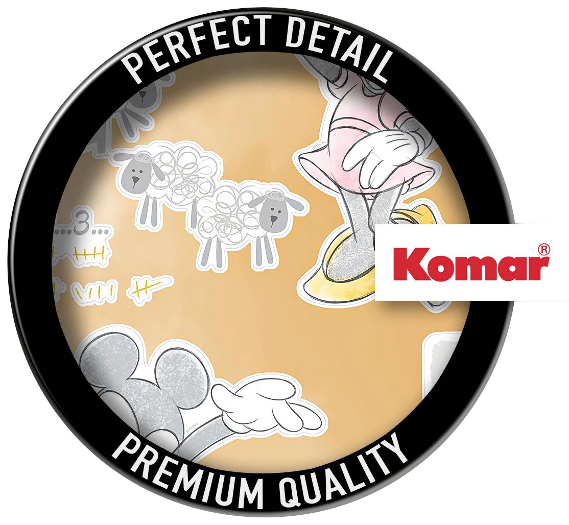 Komar Wandtattoo »Mickey Counting Sheeps - Größe 50 x 70 cm« selbstklebend, Wandsticker, Kinderzimmer