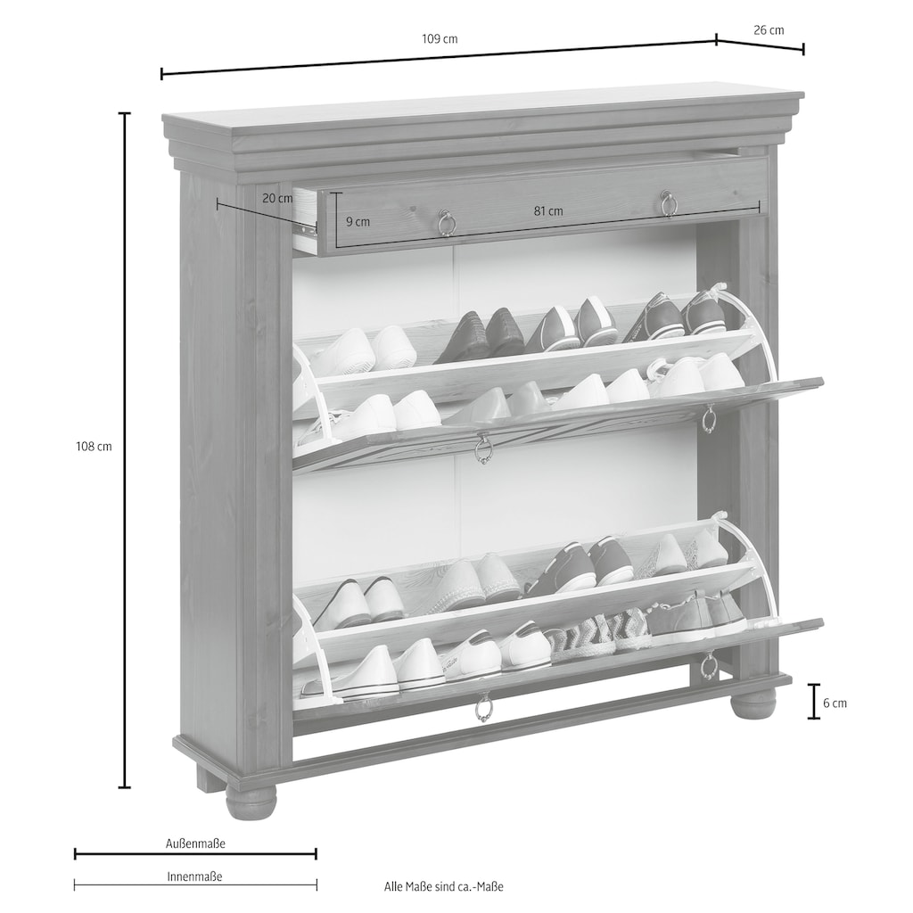Home affaire Schuhkommode »München«