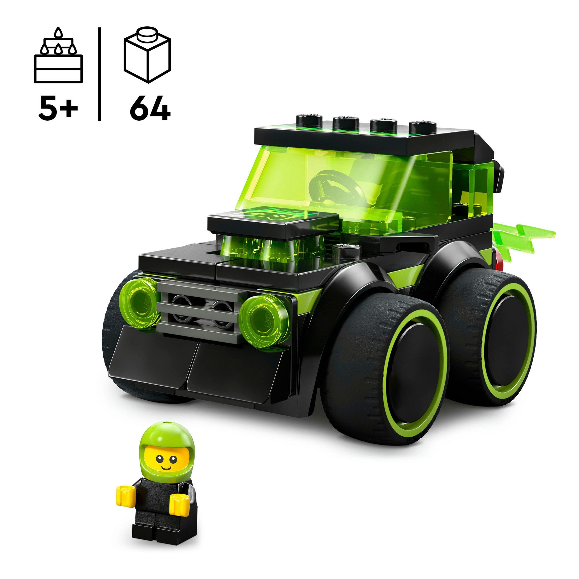 LEGO® Konstruktionsspielsteine »Coole Flitzer – Gaming-Rennauto (60484), LEGO City« Made in Europe