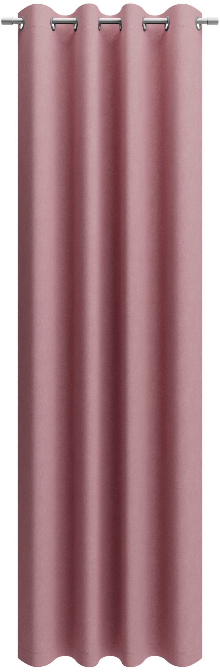 Neutex for you! Vorhang »BELMONDO« Ösen 1 Stk. tlg. Uni mit samtiger Oberfläche, nach Maß