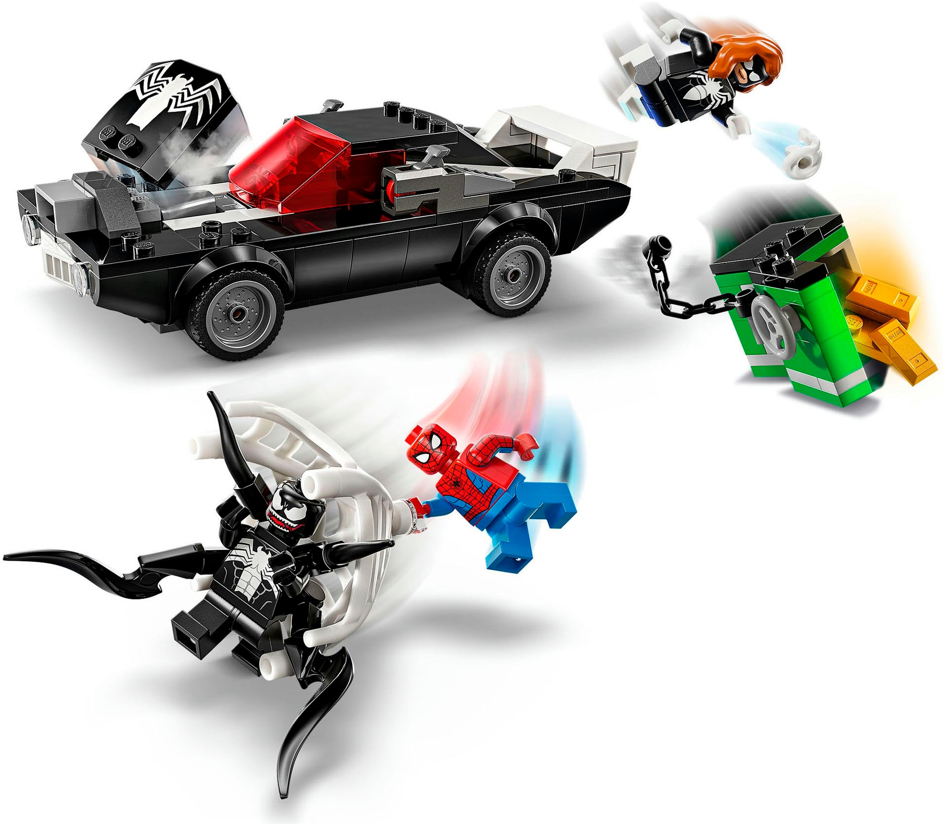 LEGO® Konstruktionsspielsteine »Spider-Man vs. Venom Muscle-Car (76309), LEGO Super Heroes«, (254 St.), Made in Europe