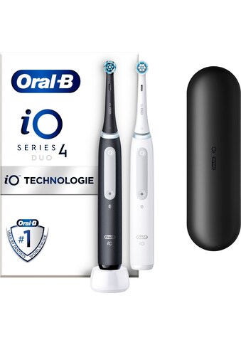 Oral B Elektrische Zahnbürste »iO 4 Duopack«, 2 St. Aufsteckbürsten, mit... kaufen