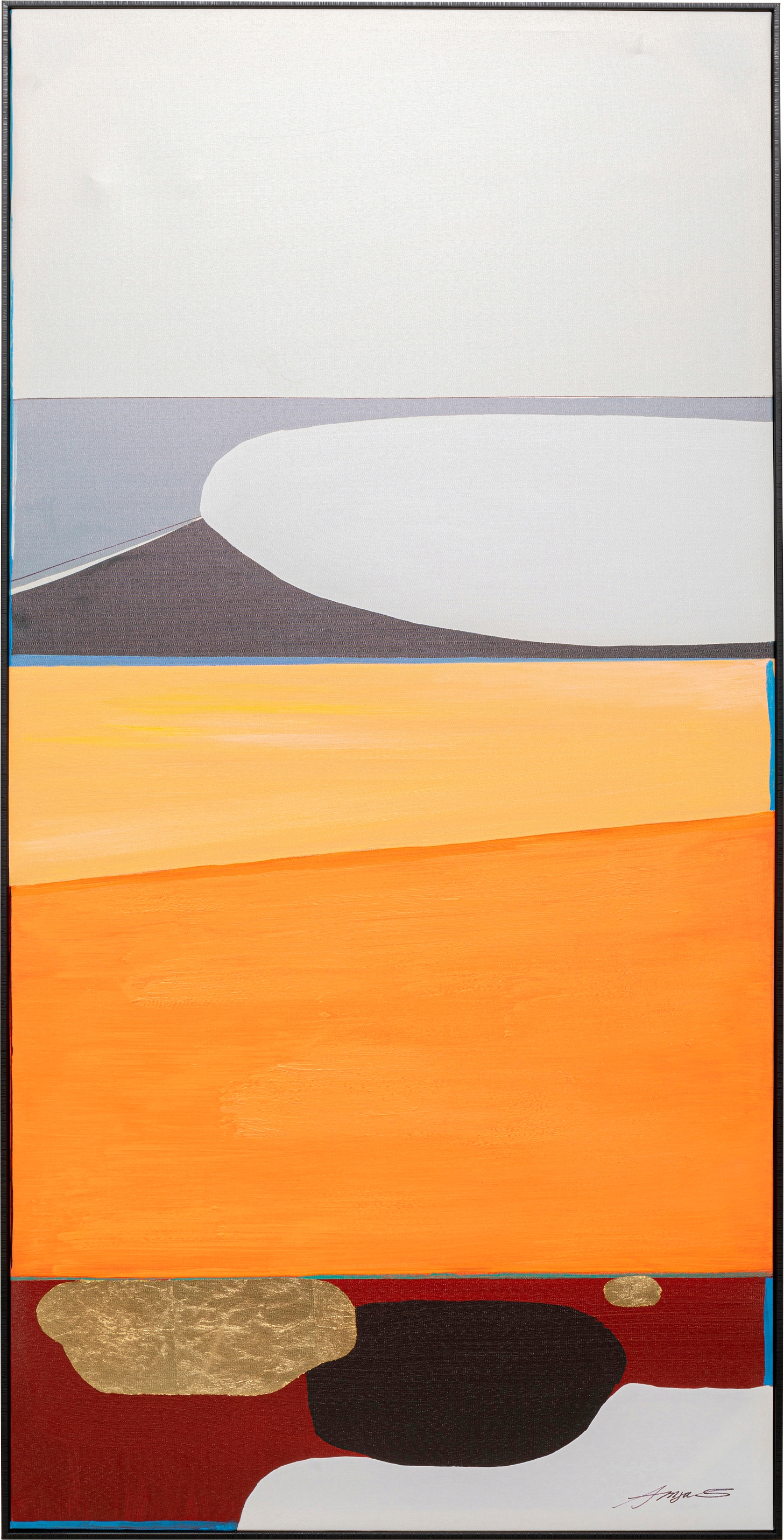 Kare Design Bild mit Rahmen »Gerahmtes Bild Abstract Shapes«