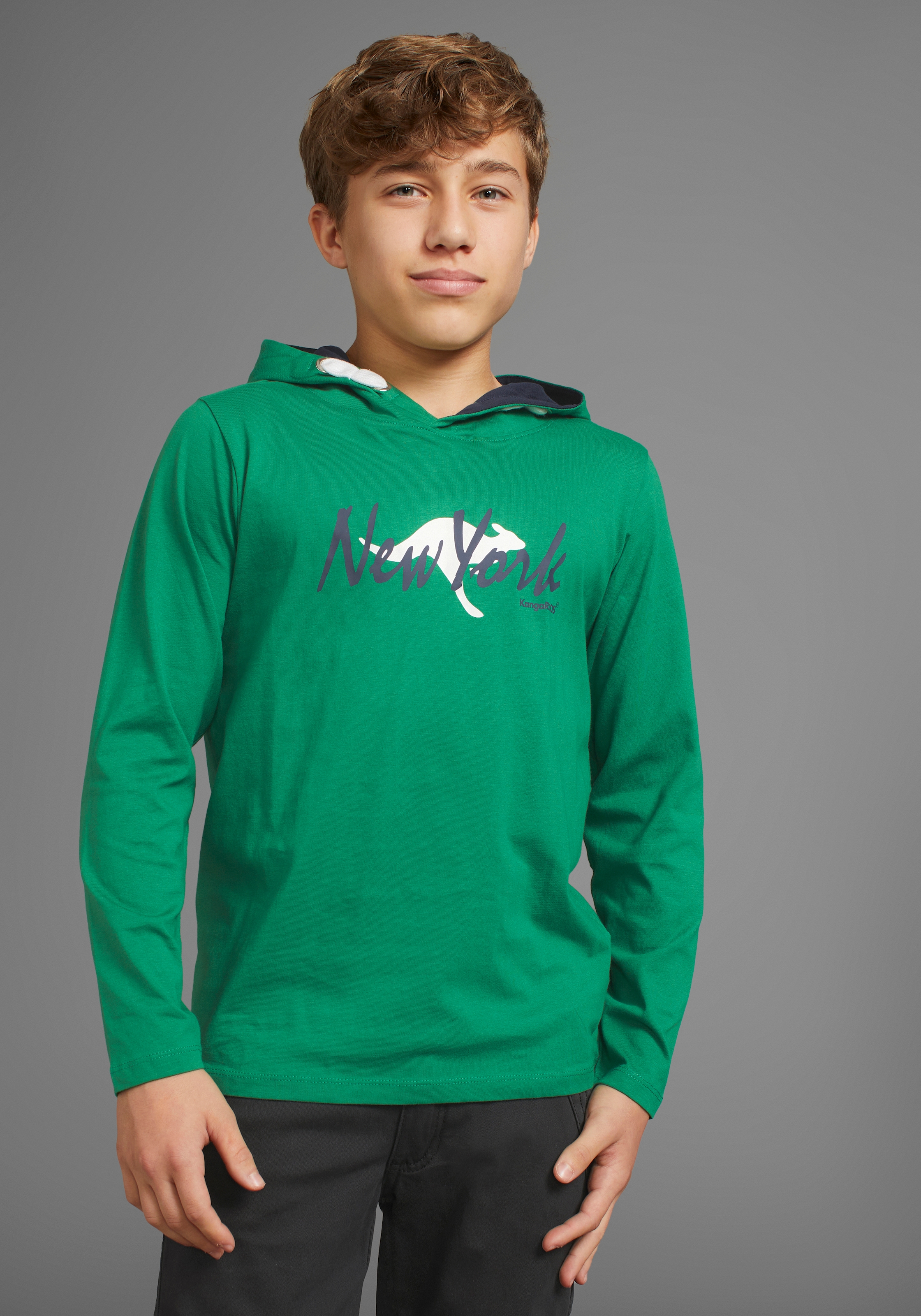 KangaROOS Kapuzenshirt »Logo-Print« , für den sportlichen Look