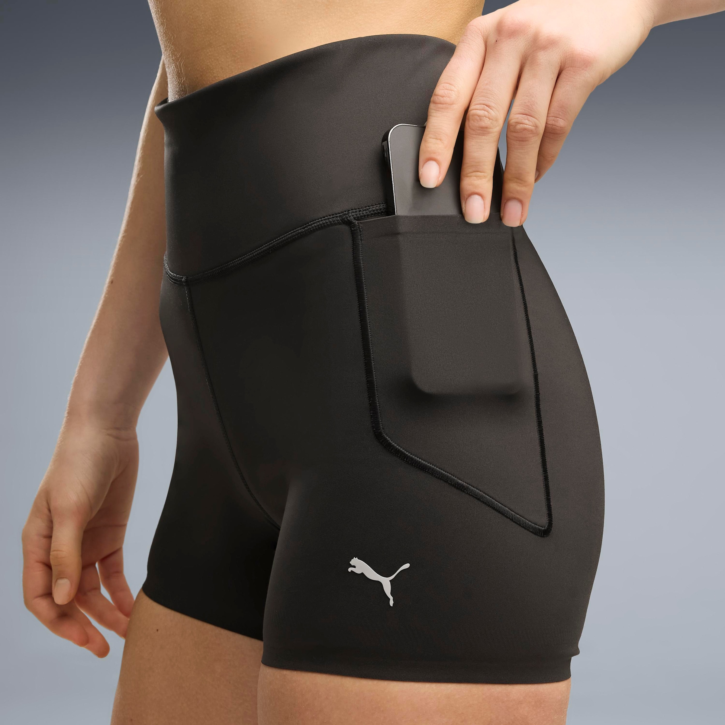 PUMA Trainingsshorts »W PWRMODE 4 SHORT TIGHT«  Regular Fit, für Fitness, sportlicher Stil, flexibles Design