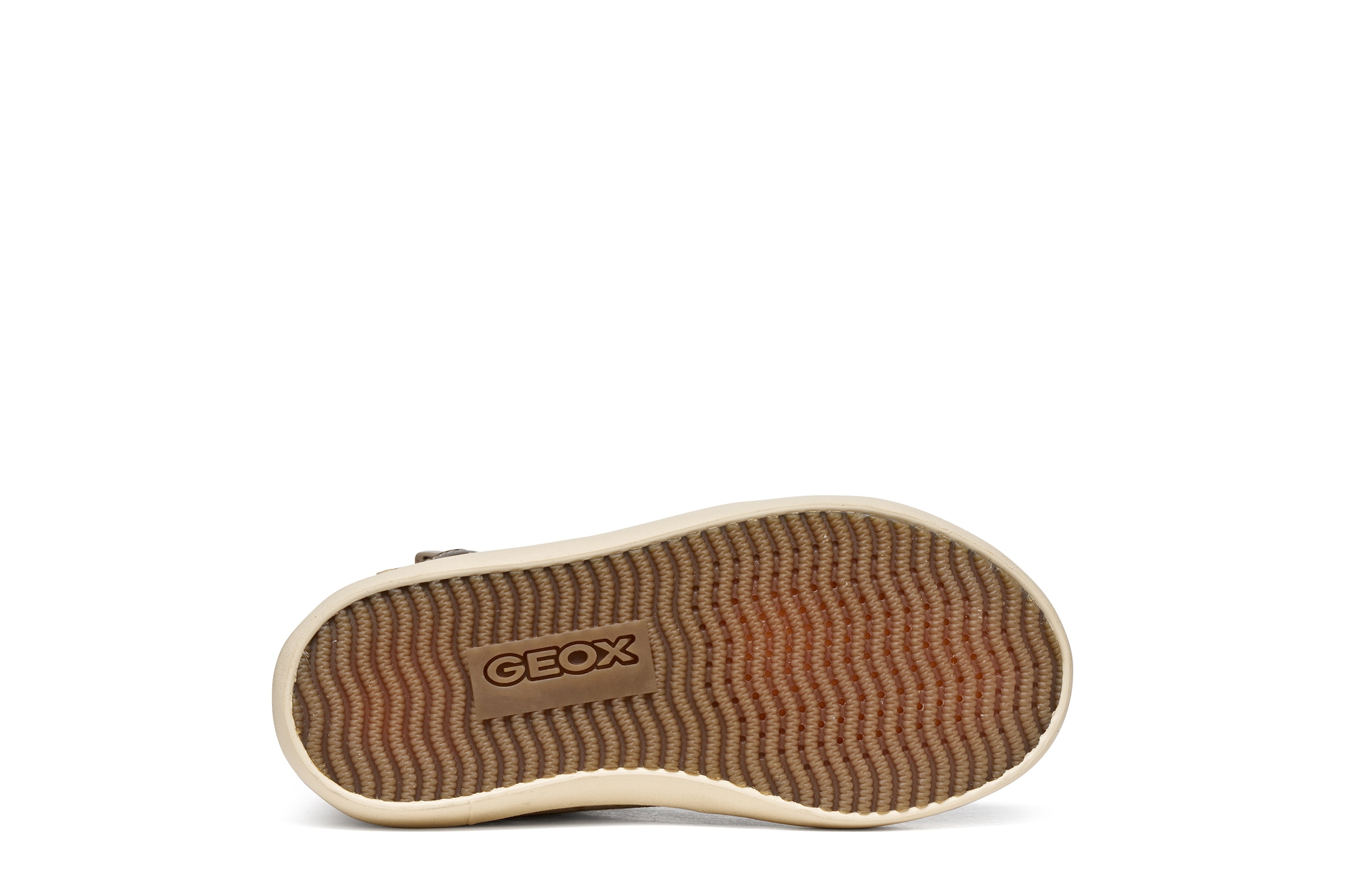 Geox Sneaker »J GISLI GIRL«  Schnürboots in Metallicoptik, Warmfutter, Größenschablone zum Download
