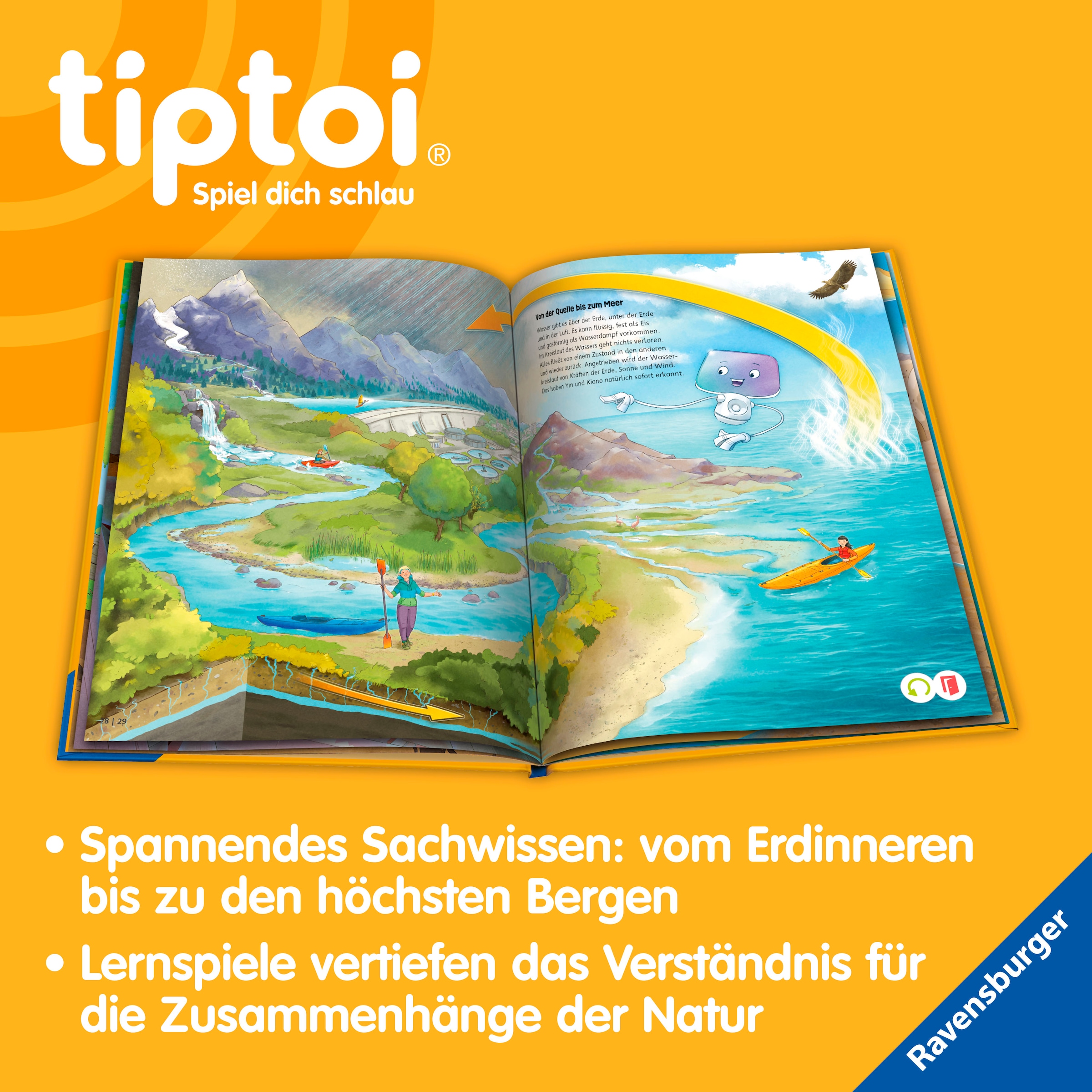 Ravensburger »tiptoi® Die Erde Ozeane, Wetter und Vulkane« Made in Germany
