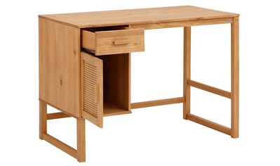 Home affaire Schreibtisch »Tanay«, Schreibtisch aus schönem massivem Kiefernholz, mit... kaufen