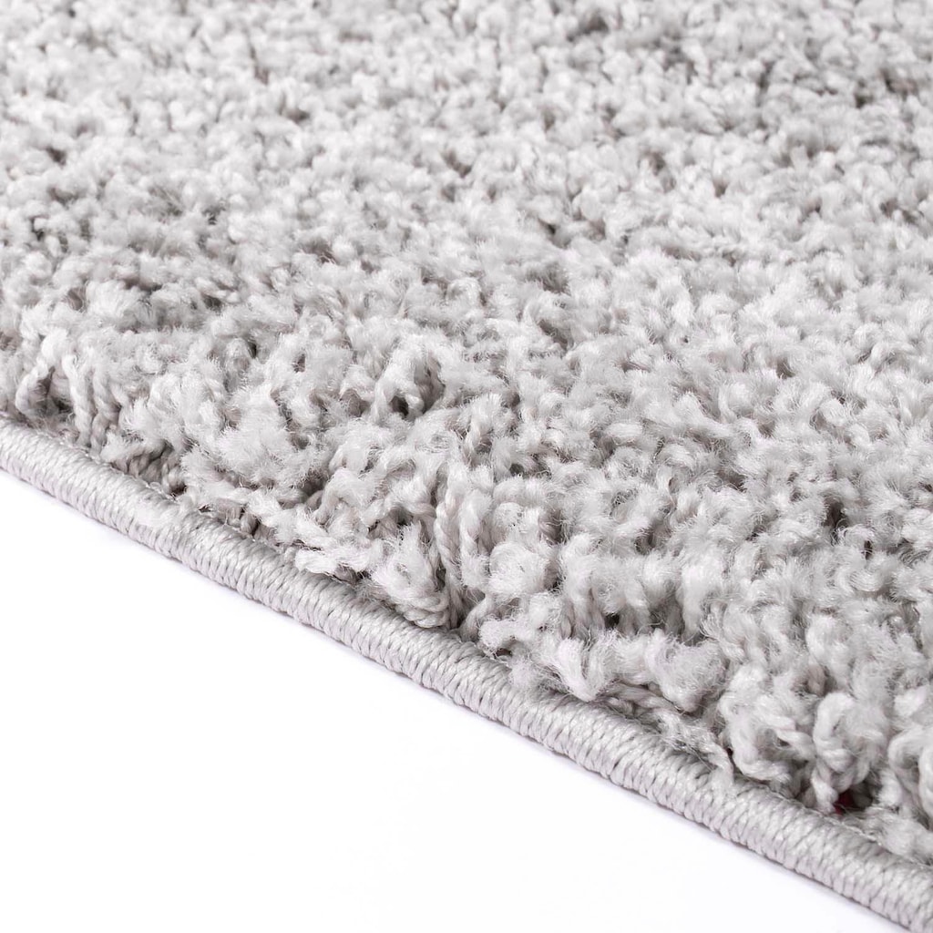 Carpet City Hochflor-Teppich »Shaggi uni 500«, rechteckig