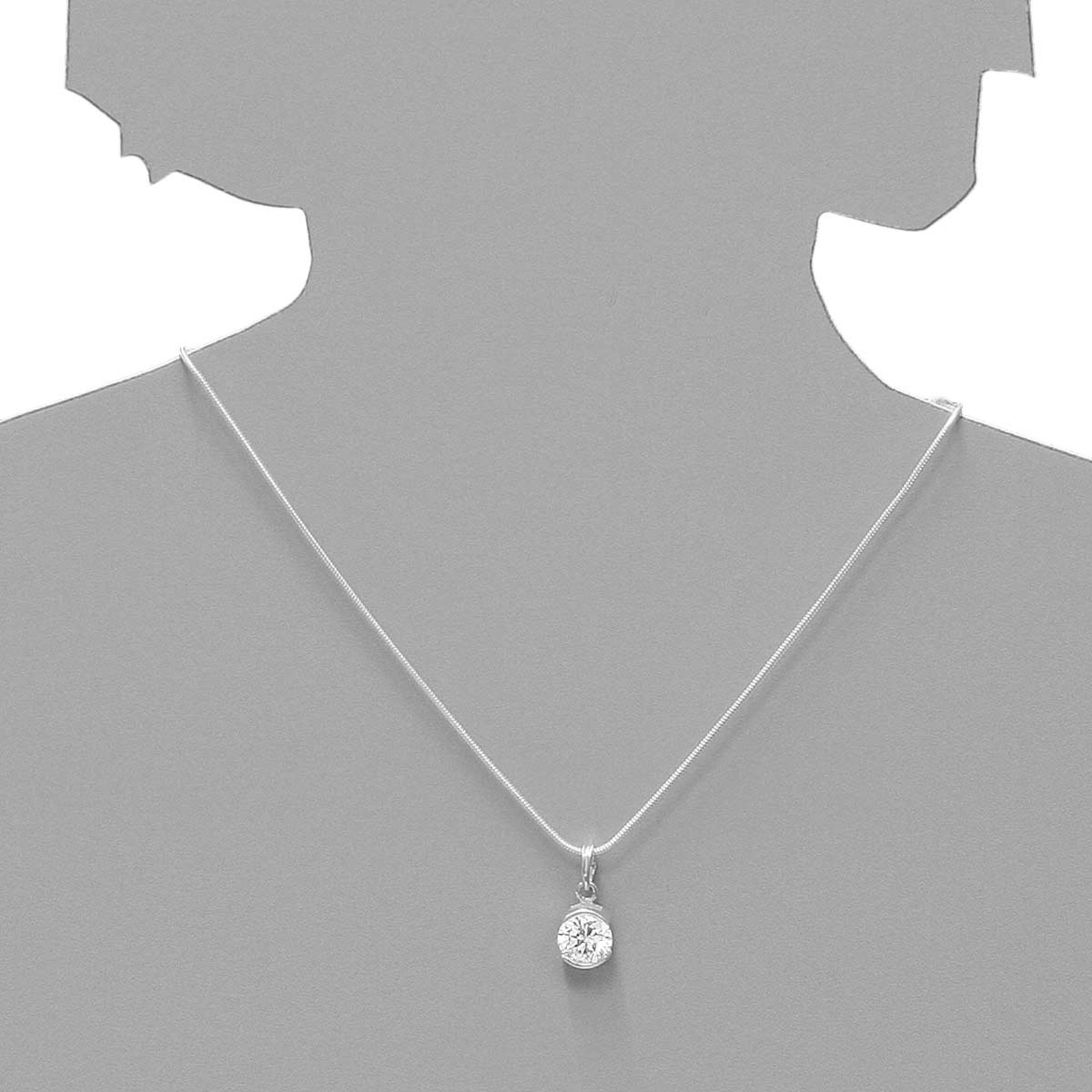 OSTSEE-SCHMUCK Kettenanhänger »- Fronika 10 mm - Silber 925/000 - Zirkonia«