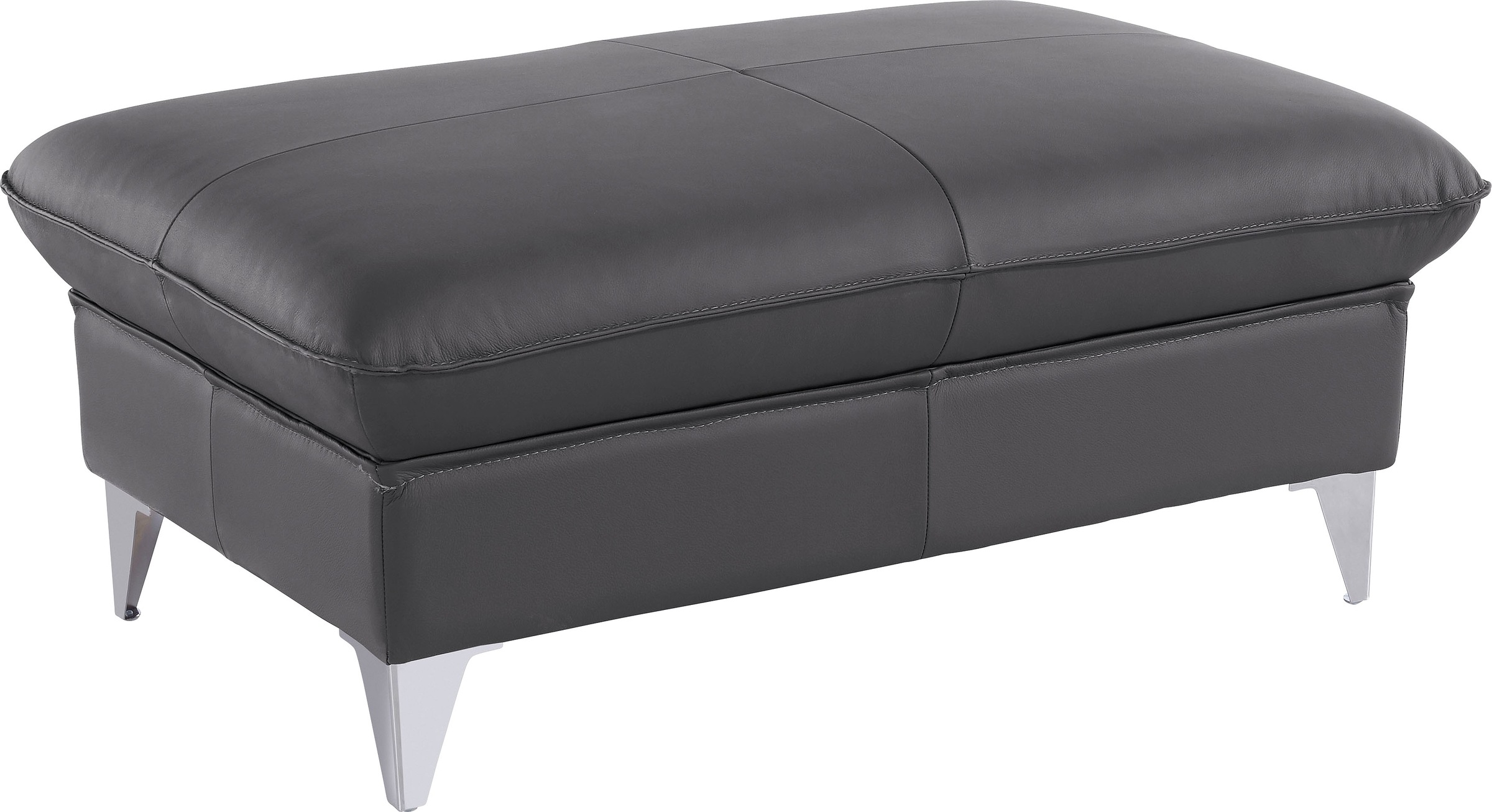 COTTA Polstergarnitur »Caluso L-Form«, (2 tlg.), Set bestehend aus: Ecksofa mit Kopfteilverstellung & Hocker