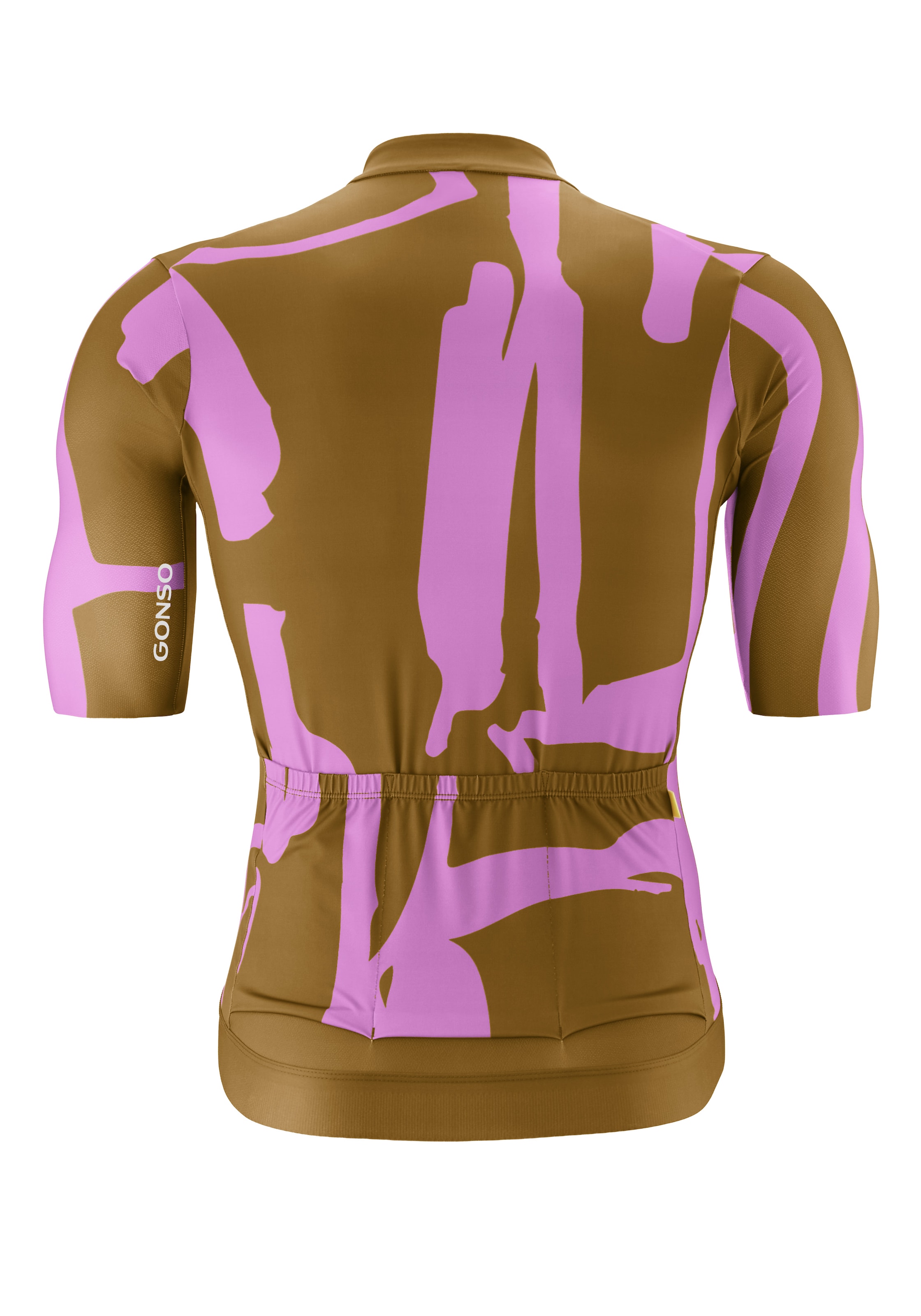 Gonso Radtrikot »Road Jersey Print M« Herren Fahrradtrikot, modernes Trikot mit 3-teiliger Rückentasche