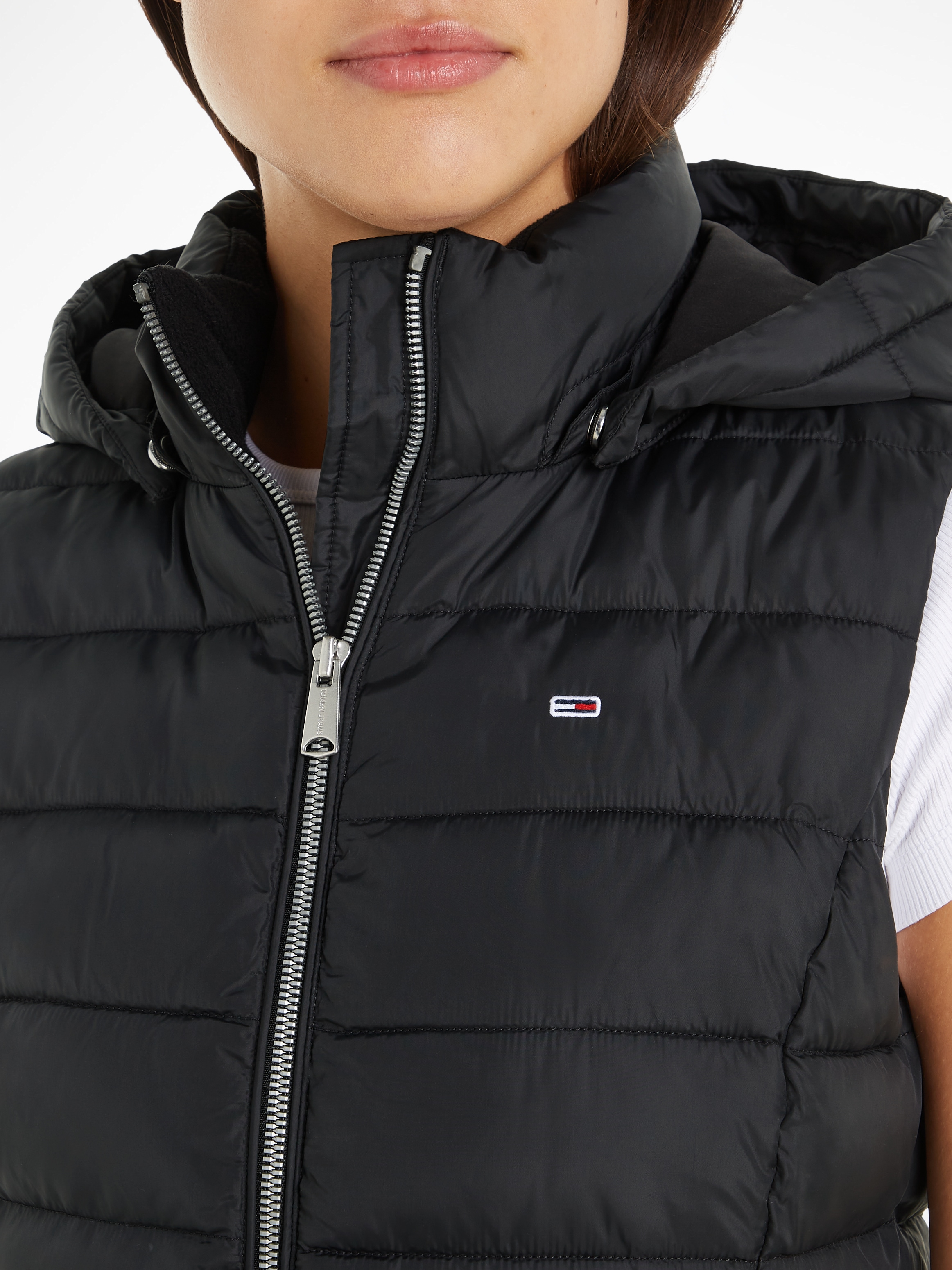 Tommy Jeans Steppweste »TJW BASIC HOODED VEST«, mit Kapuze