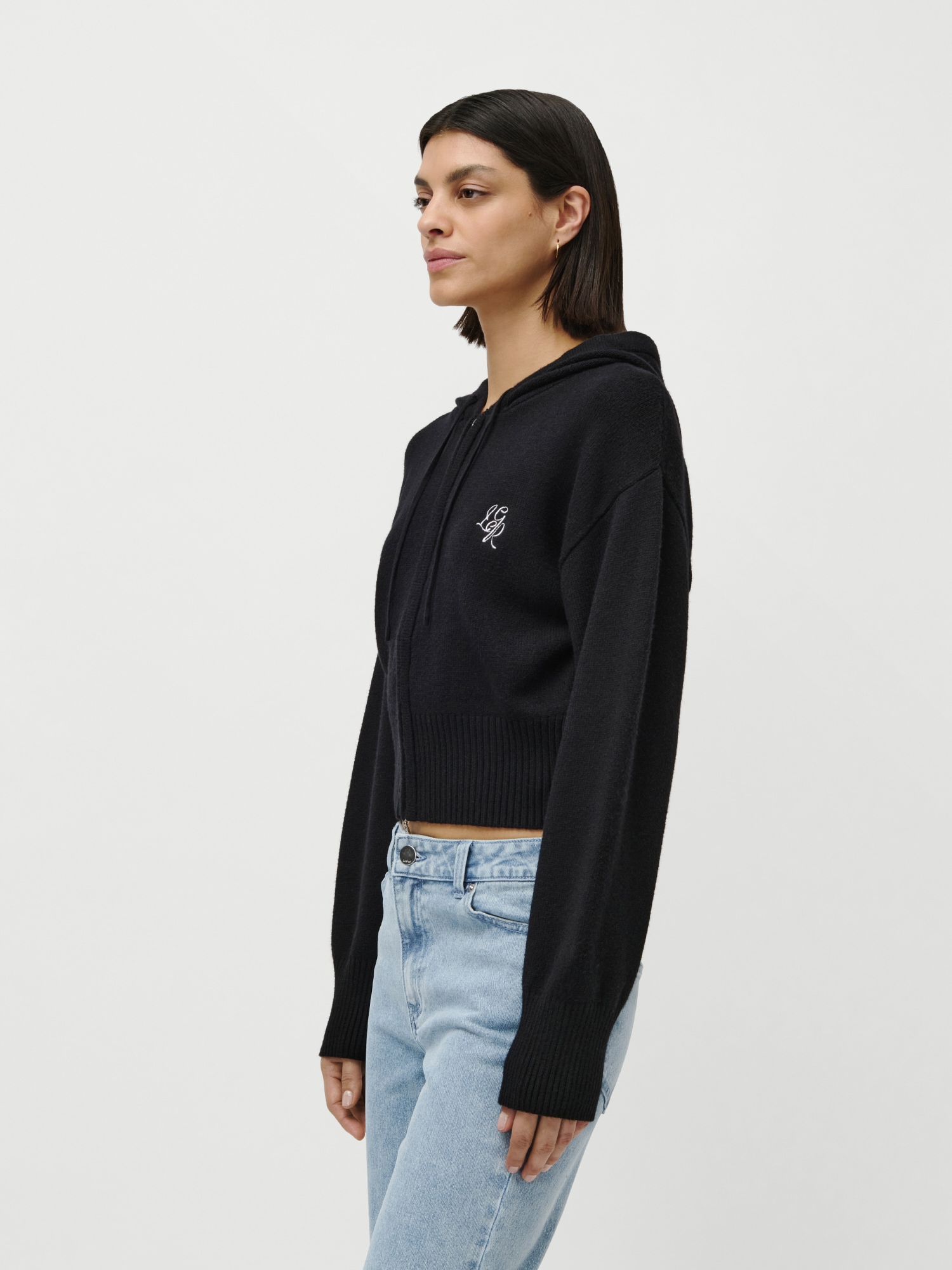 LeGer Kapuzenstrickjacke »Cornelia, LeGer by Lena Gercke«, Regular fit mit Kapuze