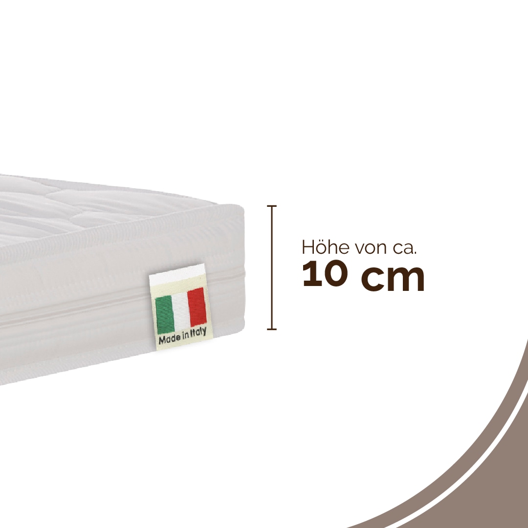 DI QUATTRO Komfortschaummatratze »Matratze Caravan« 10 cm hoch Raumgewicht: 28 kg/m³ 1 Stk. tlg. Matratze in verschiedenen Größen erhältlich, atmungsaktive Matratze