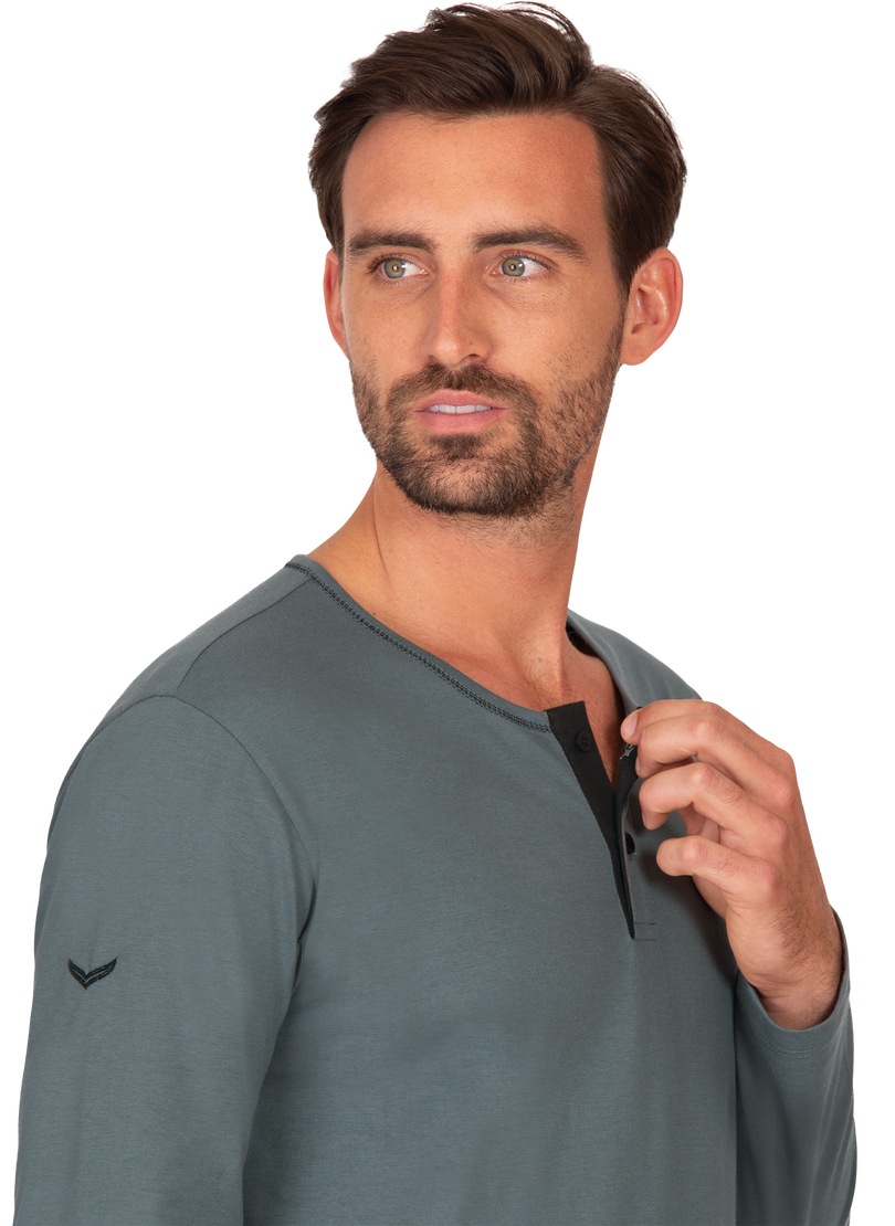 Trigema Longsleeve »TRIGEMA Langarmshirt aus Biobaumwolle«, (1 tlg.)