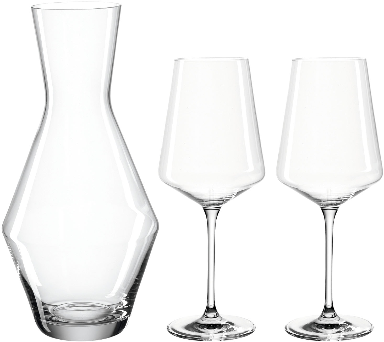 LEONARDO Gläser-Set "PUCCINI" (1 Karaffe, 2 Weingläser), 3-teilig