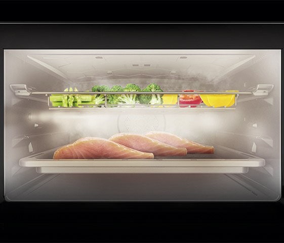 Panasonic Mikrowelle »NN-CS89LBGPG«, Mikrowelle-Dampfgarfunktion-Grill und Heißluft, 1000 W