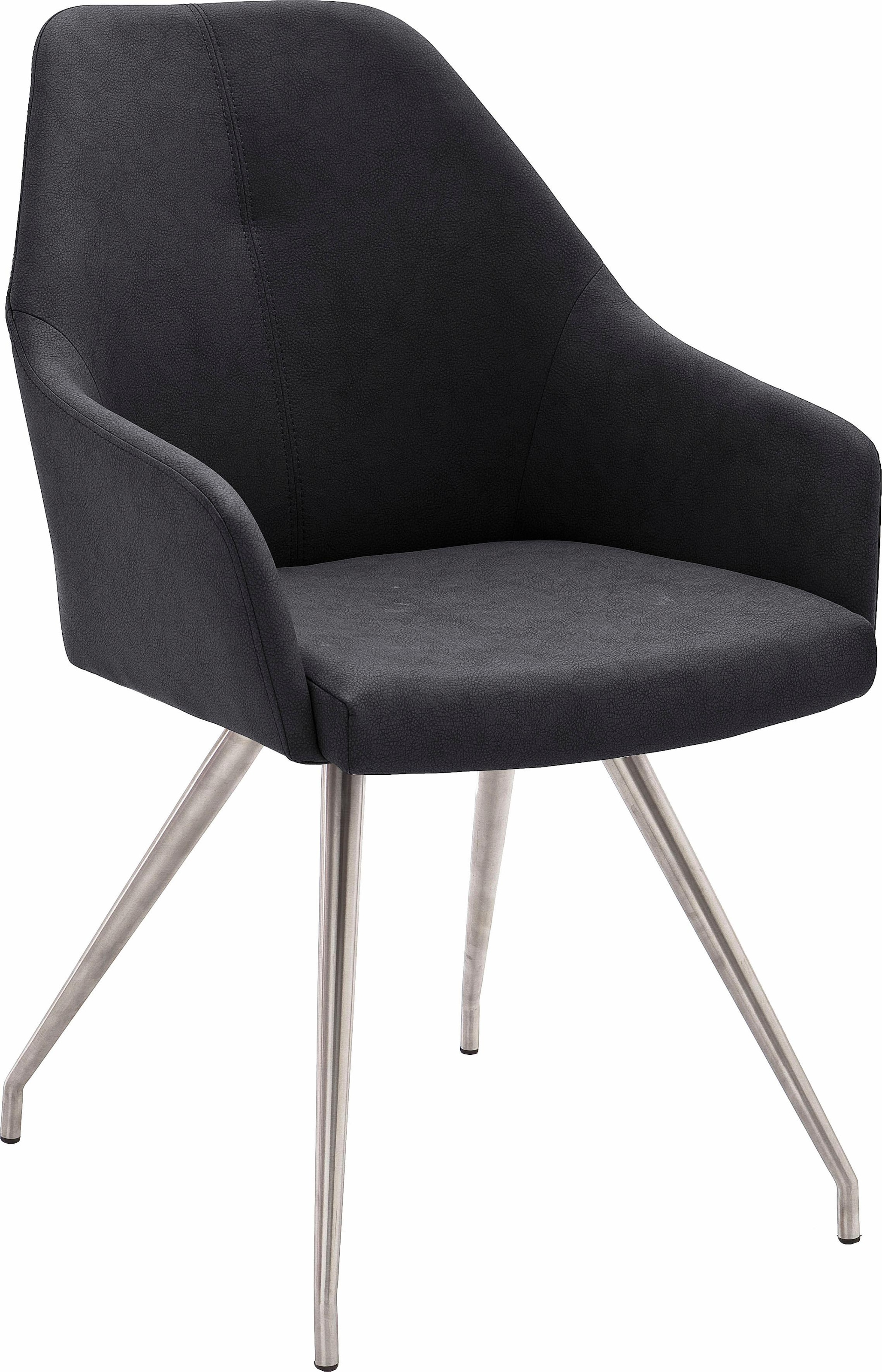 Stuhl 2 auf 4-Fußstuhl »Madita St., 140 bis MCA Kg Kunstleder, furniture A-Oval«, belastbar Raten bestellen (Set),