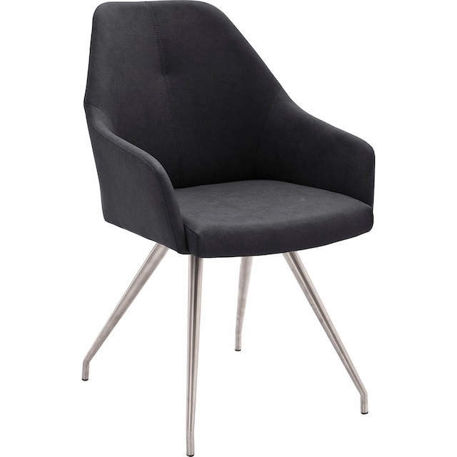 MCA furniture 4-Fußstuhl »Madita A-Oval«, (Set), 2 St., Kunstleder, Stuhl  belastbar bis 140 Kg auf Raten bestellen
