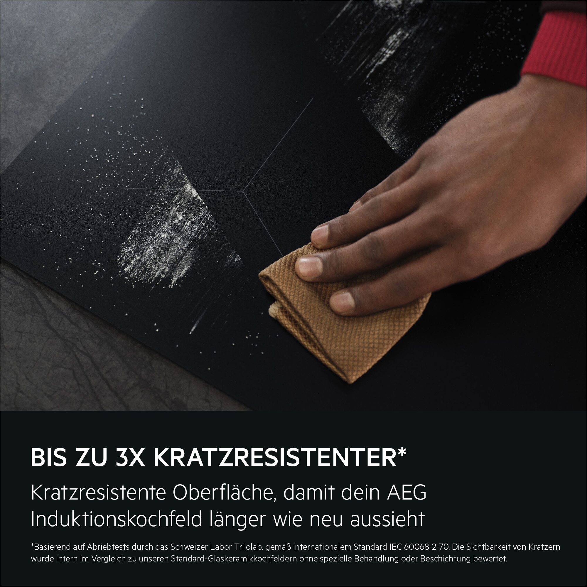 AEG Induktions-Kochfeld »TO64ICOFIT« SaphirMatt SE-3x kratzresistentere Oberfläche, Booster,Made in Germany