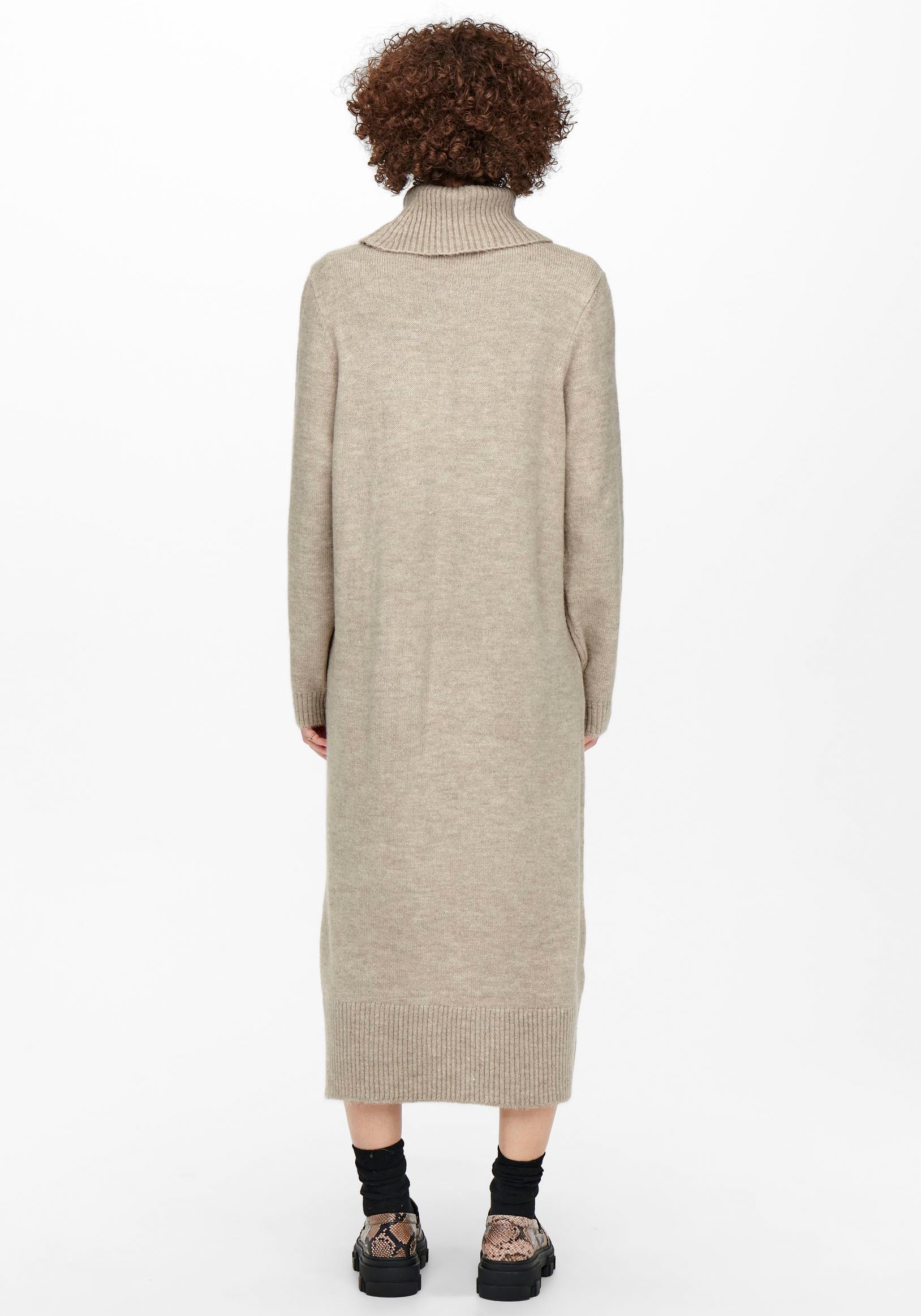 ONLY Strickkleid »ONLBRANDIE L/S ROLL NECK DRESS«