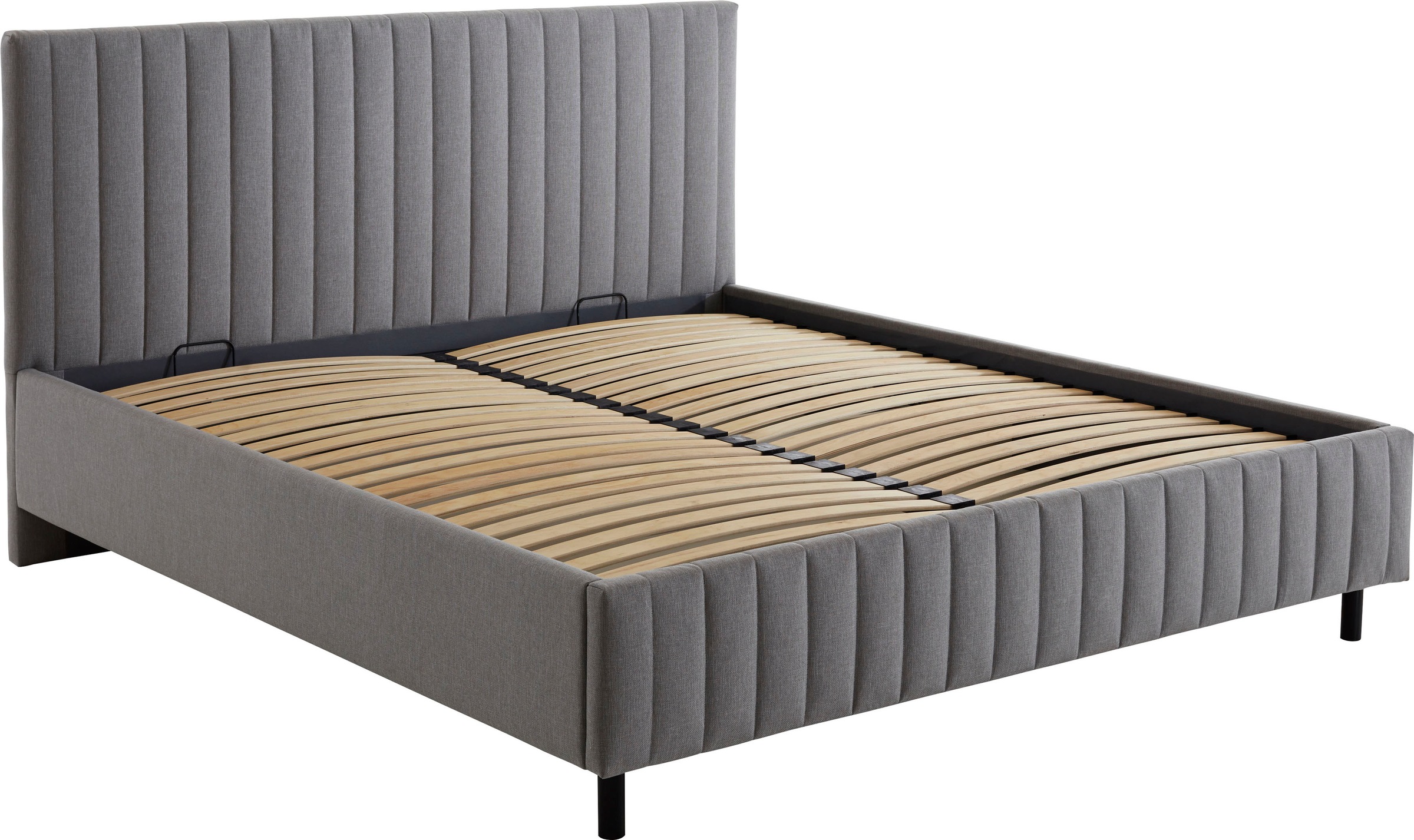 ATLANTIC home collection Polsterbett, mit Lattenrost und Bettkasten auf