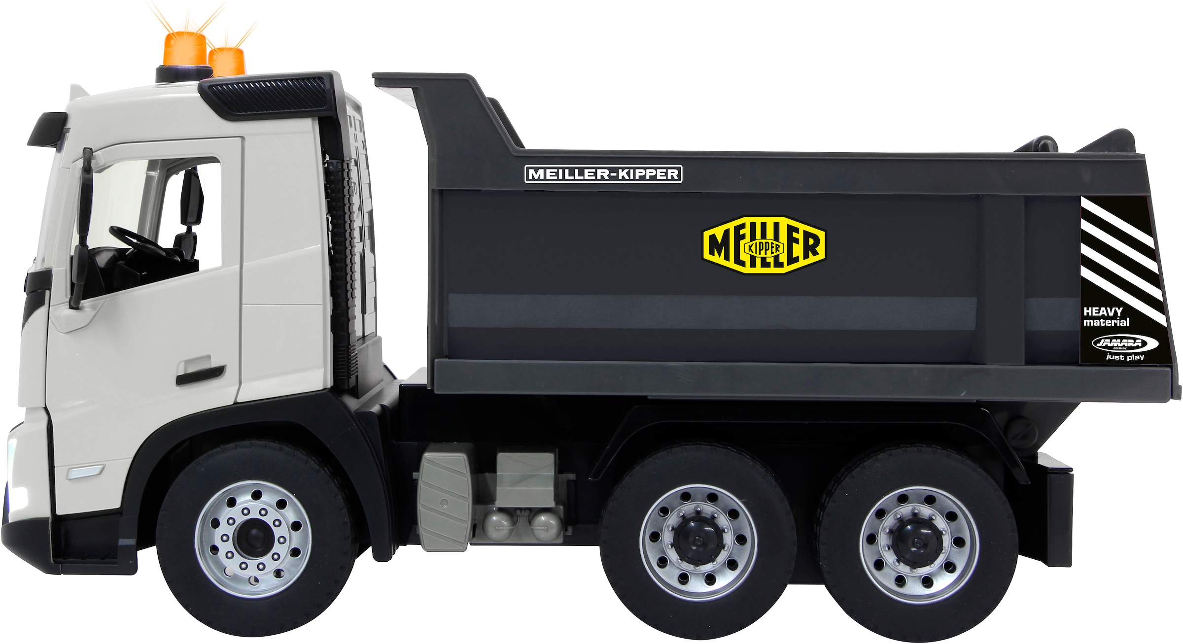 Jamara RC-Auto »Muldenkipper Volvo FMX Meiller 2,4GHz«, mit LED Beleuchtung