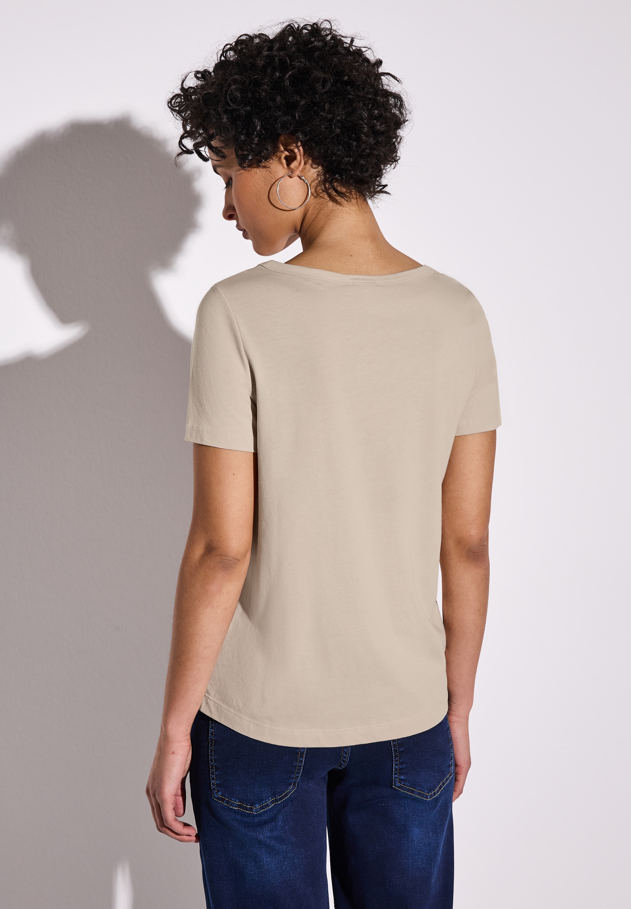 STREET ONE T-Shirt, mit Wording-Print