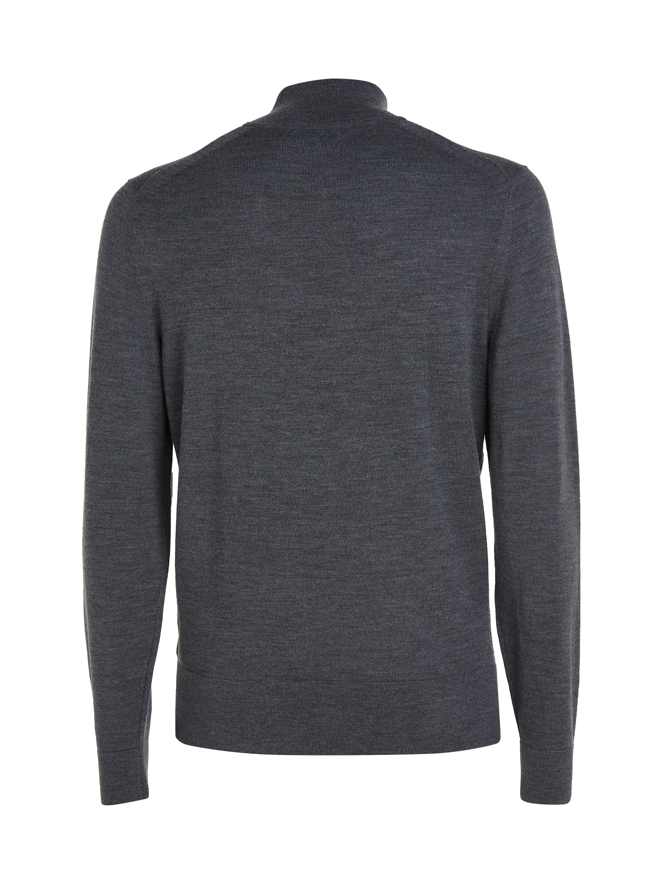 Calvin Klein Rollkragenpullover »MERINO MOCK NECK SWEATER«, mit Markenlabel