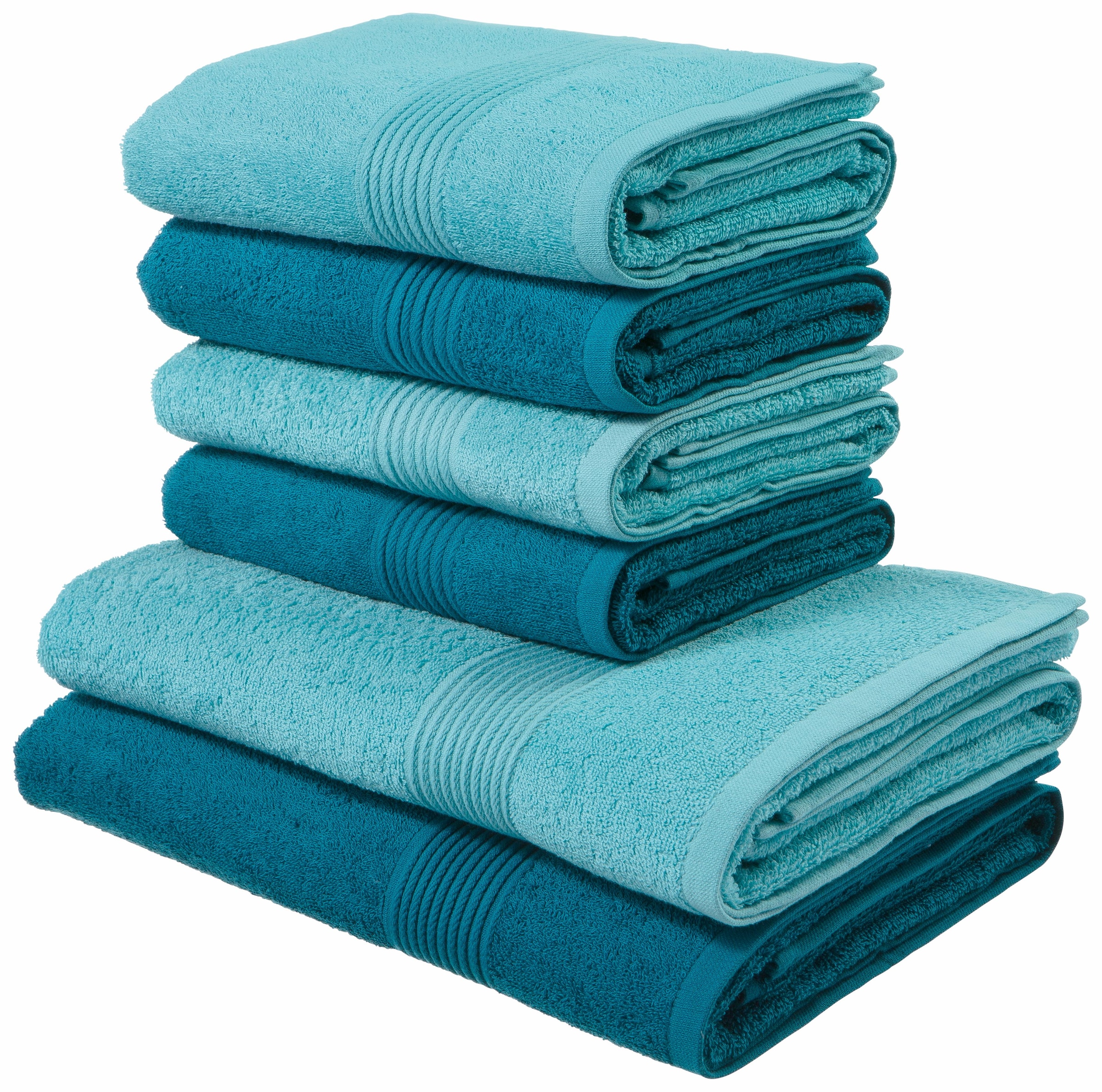Handtücher in auf bestellen Raten Blau