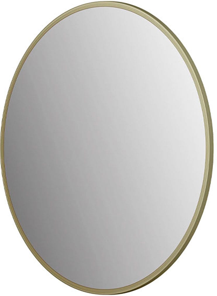 Talos Badspiegel »Picasso gold Ø 40 cm«, hochwertiger Aluminiumrahmen