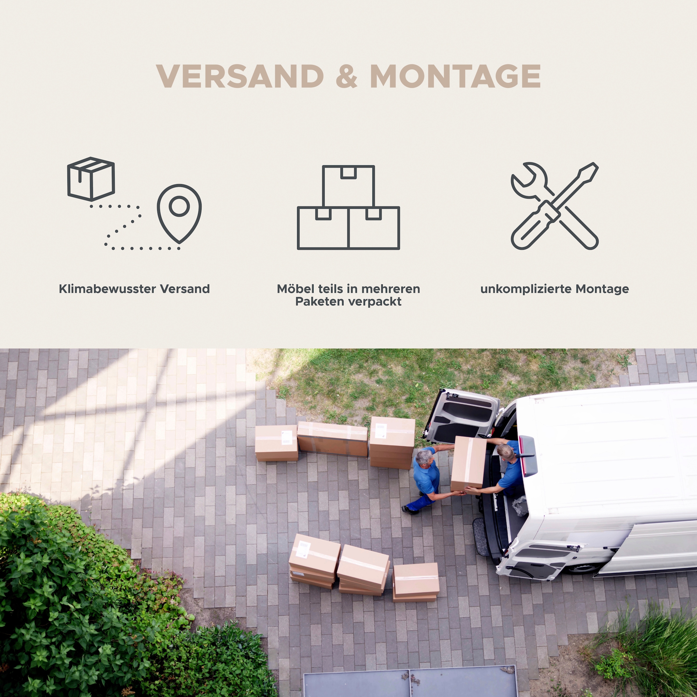 INOSIGN Highboard »Aosta, Höhe 88 cm, in verschiedenen Farbausführungen«, mit 2 Türen und 3 Fächern, Wohnzimmer, Kommode, Schrank