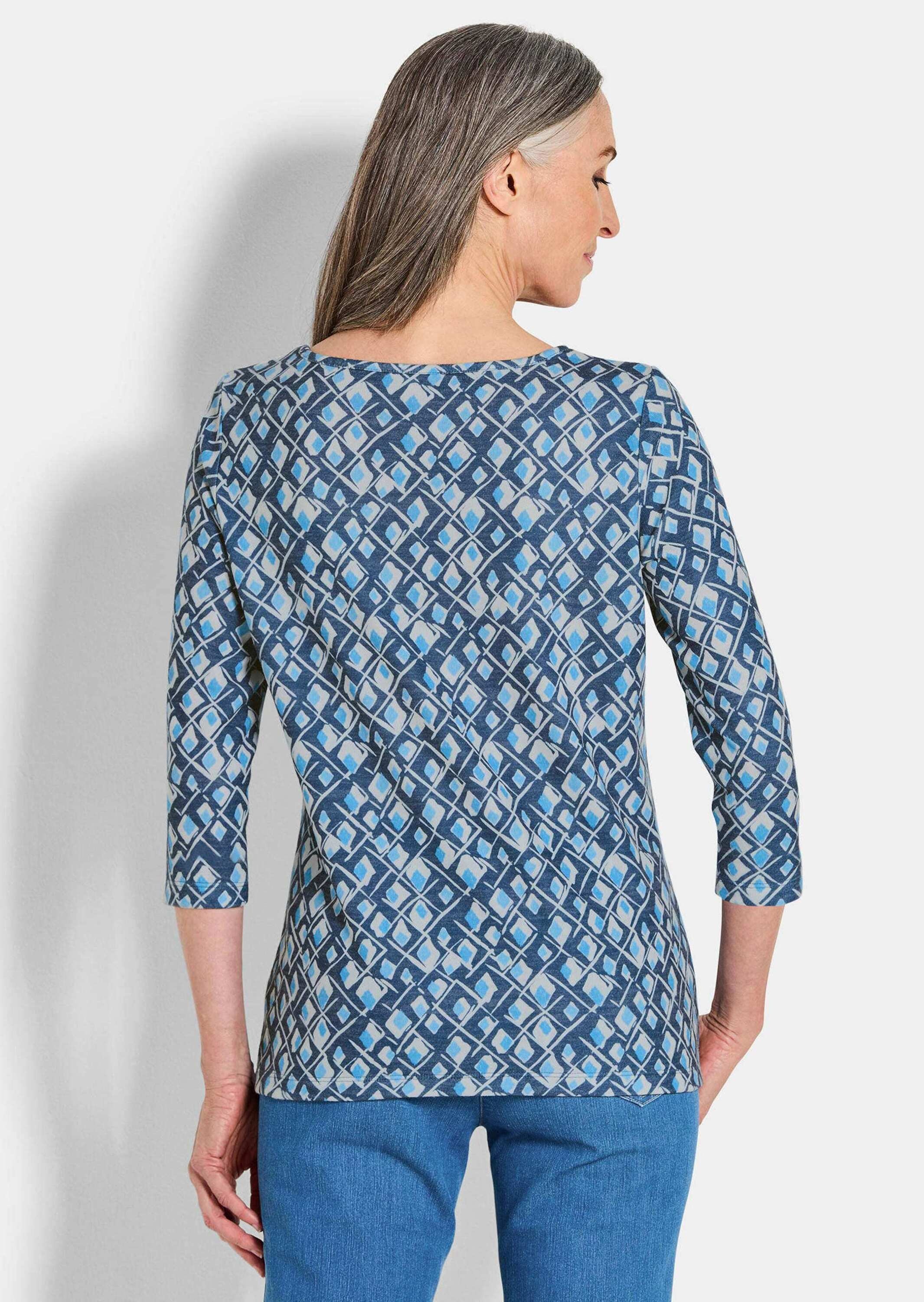 GOLDNER Print-Shirt »Druckshirt aus flauschigem Jersey«