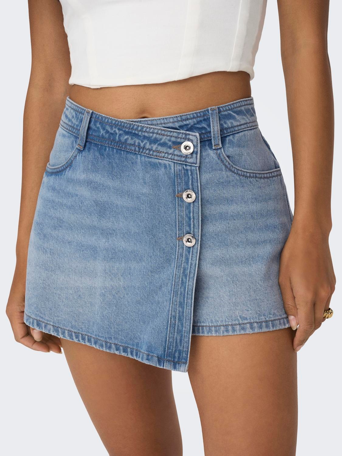 ONLY Jeansshorts »ONLLESLY REG LB DNM SKORT BJ NOOS«