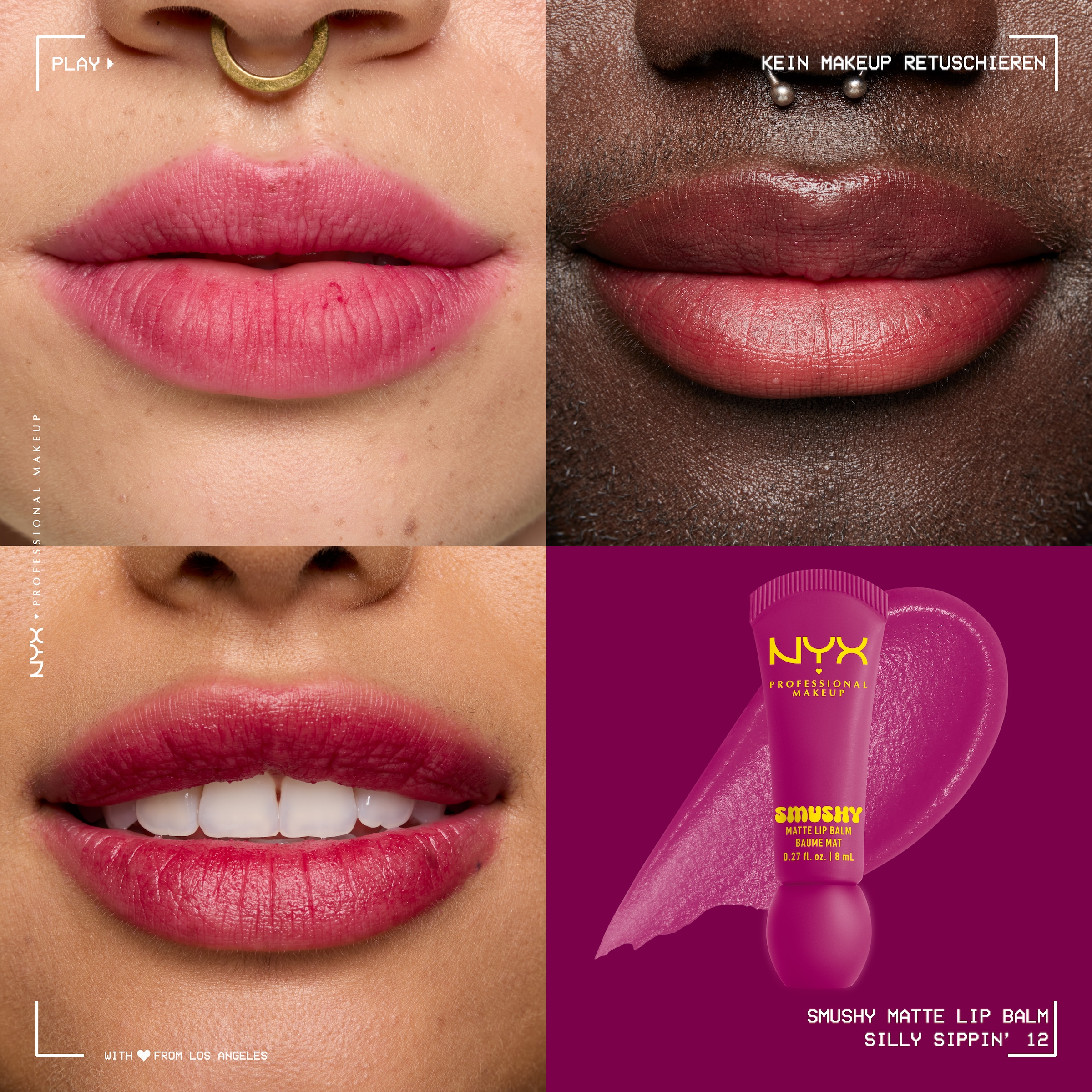 NYX Lippenbalsam »NYX Professional Makeup Smushy Matte Lip Balm«