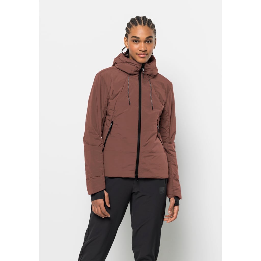 Jack Wolfskin Fahrradjacke »BIKE COMMUTE INS JKT W«, mit Kapuze