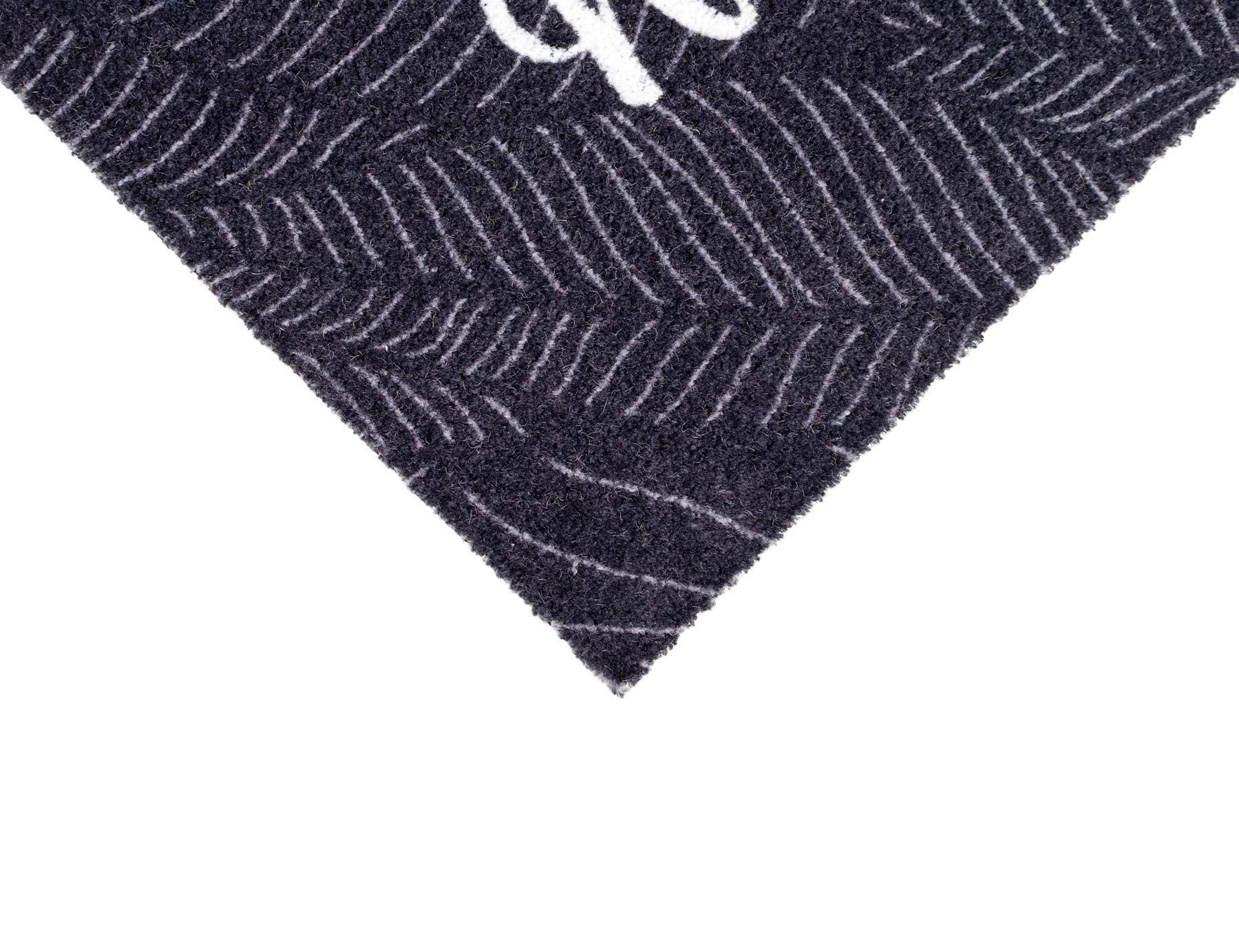 Schmutzfangmatte, rechteckig, in Kokos-Optik, waschbar Textil Primaflor-Ideen Spruch, Fußmatte rutschhemmend, mit COUNTRY, Nature«, »Schmutzfangmatte