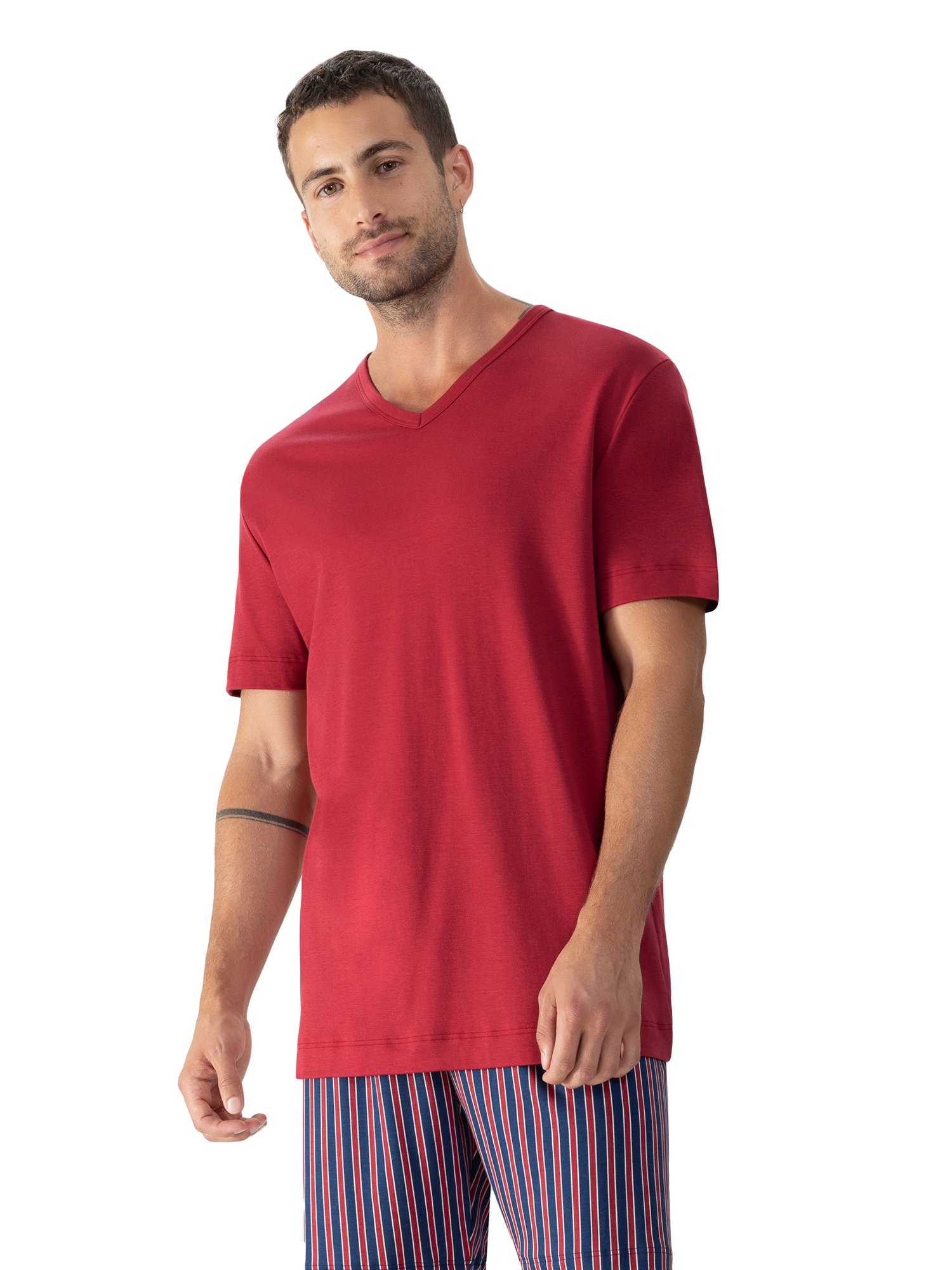 Mey V-Shirt »Solid Night« T-Shirt aus Interlock-Jersey