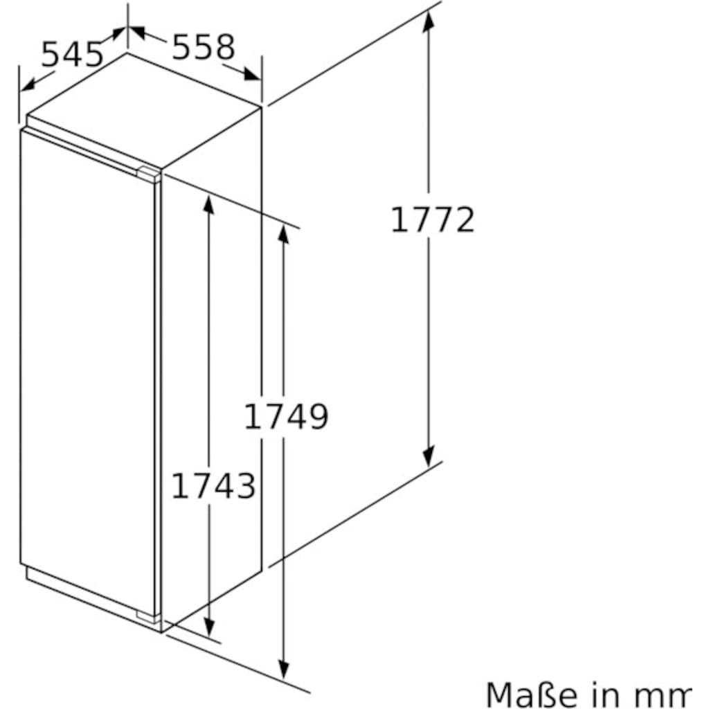 BOSCH Einbaukühlschrank »KIR81AFE0«, KIR81AFE0, 177,2 cm hoch, 55,8 cm breit